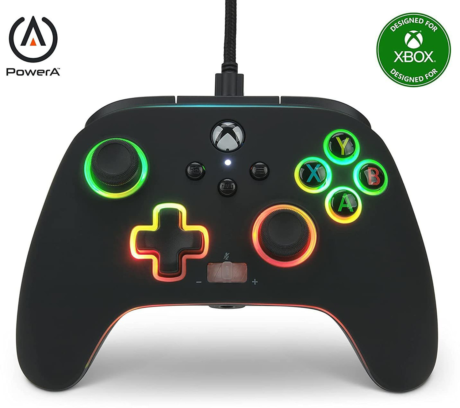 Image of PowerA Officially Licensed PC Spectra Infinity Enhanced Wired Controller,Vivid USB Gamepad