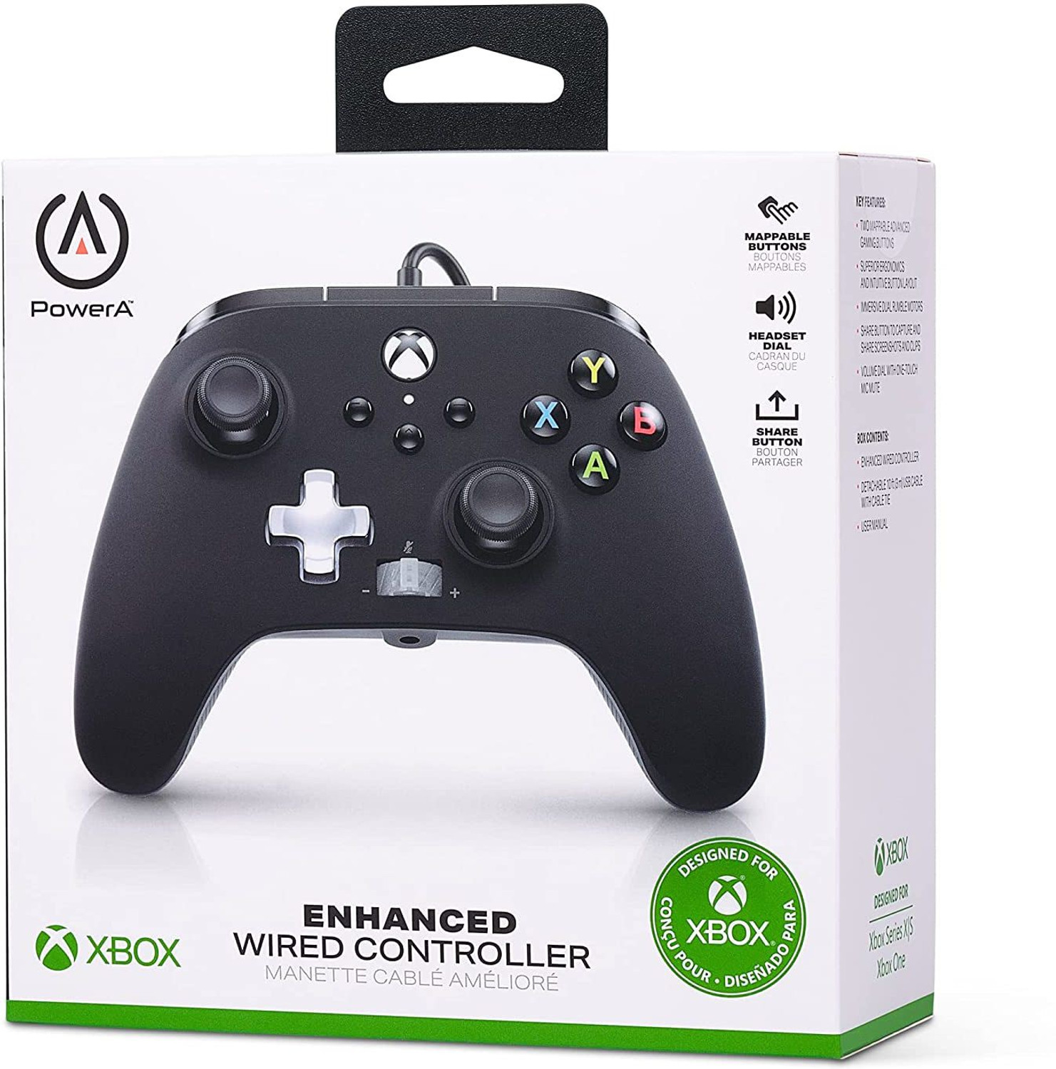 Image of PowerA Officially Licensed PC Enhanced Wired Controller USB Gamepad