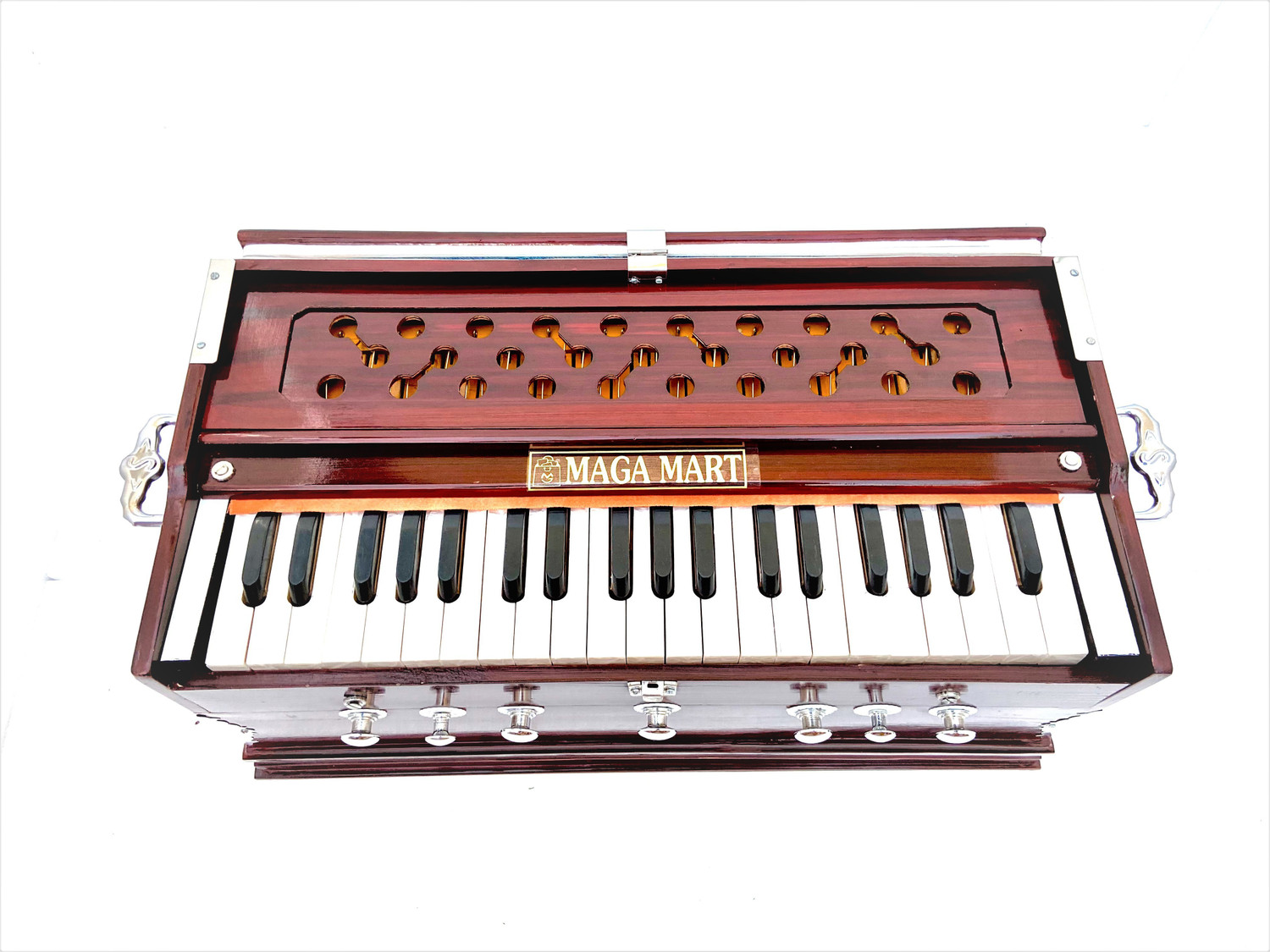 Image of MAGA MART 39 keys Best Quality Harmonium |Best Quality Harmonium | 7 STOPPER | 39 Keys 39 keys Best Quality Harmonium |Best Quality Harmonium | 7 STOPPER | 39 Keys 3.2 Octave Hand Pumped Harmonium