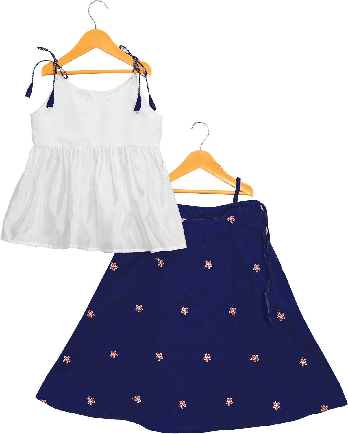 Anneca Baby Girls Festive & Party Top and Skirt Set