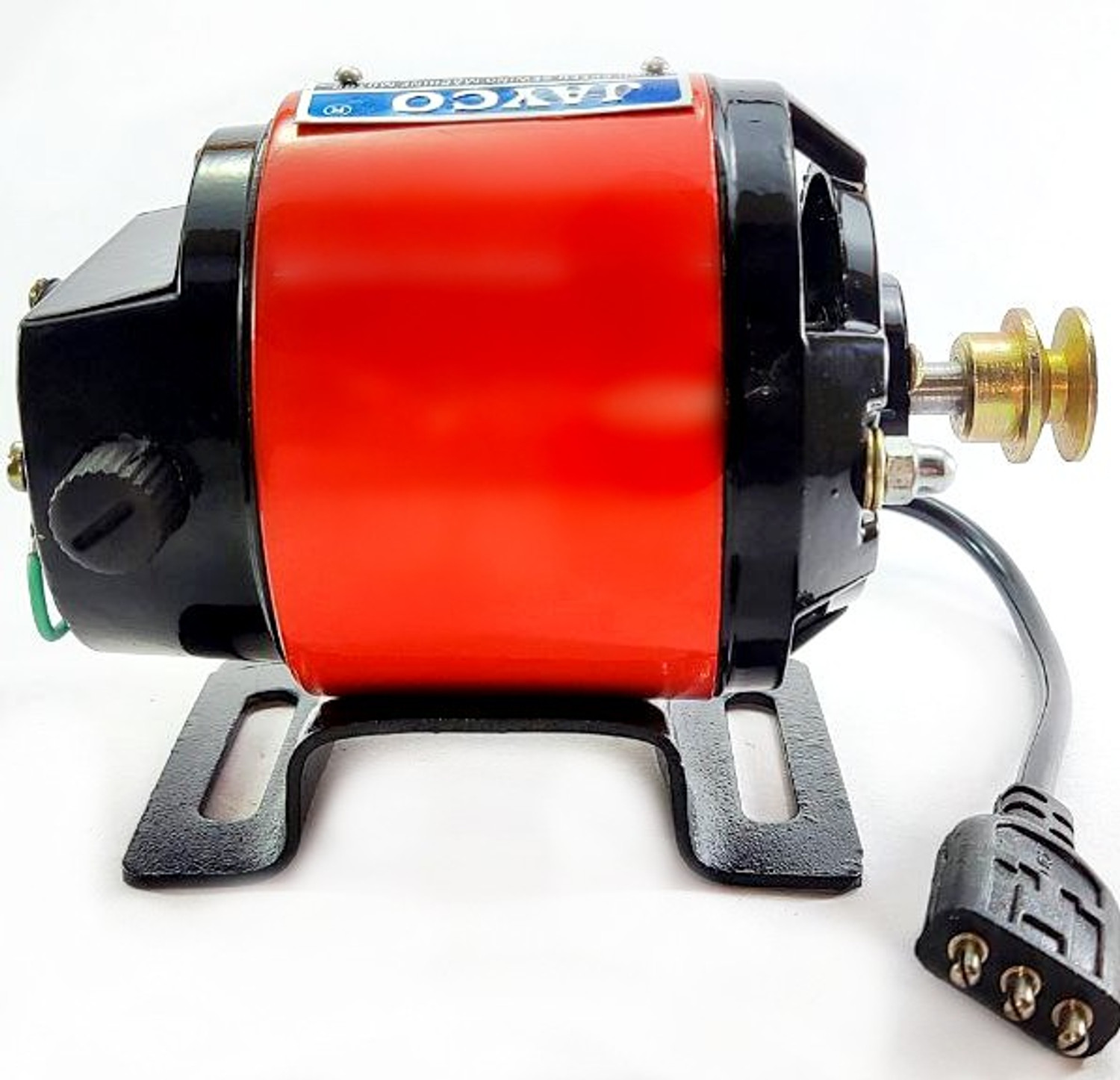 Image of JAYCO Sewing Machine Motor (COPPER WINDING) with Heavy Regulator (Base + L-SET) -RED - Electric Sewing Machine 100 built-in stitches 8500 SPM 6 Months Warranty Red and Black