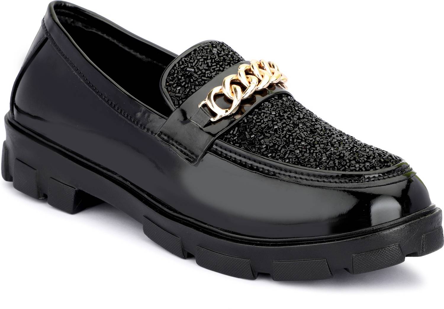 Rzisbo Premium Design Loafers For Men Black - Image 2