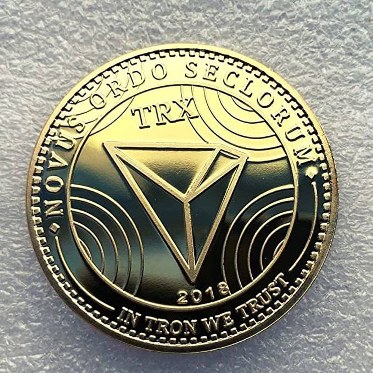 Craftbia Tron Coin Made of Real Metal Gold Plated Crypto Coin Decorative  Showpiece - 4 cm Price in India - Buy Craftbia Tron Coin Made of Real Metal  Gold Plated Crypto Coin Decorative Showpiece - 4 cm online at Flipkart.com