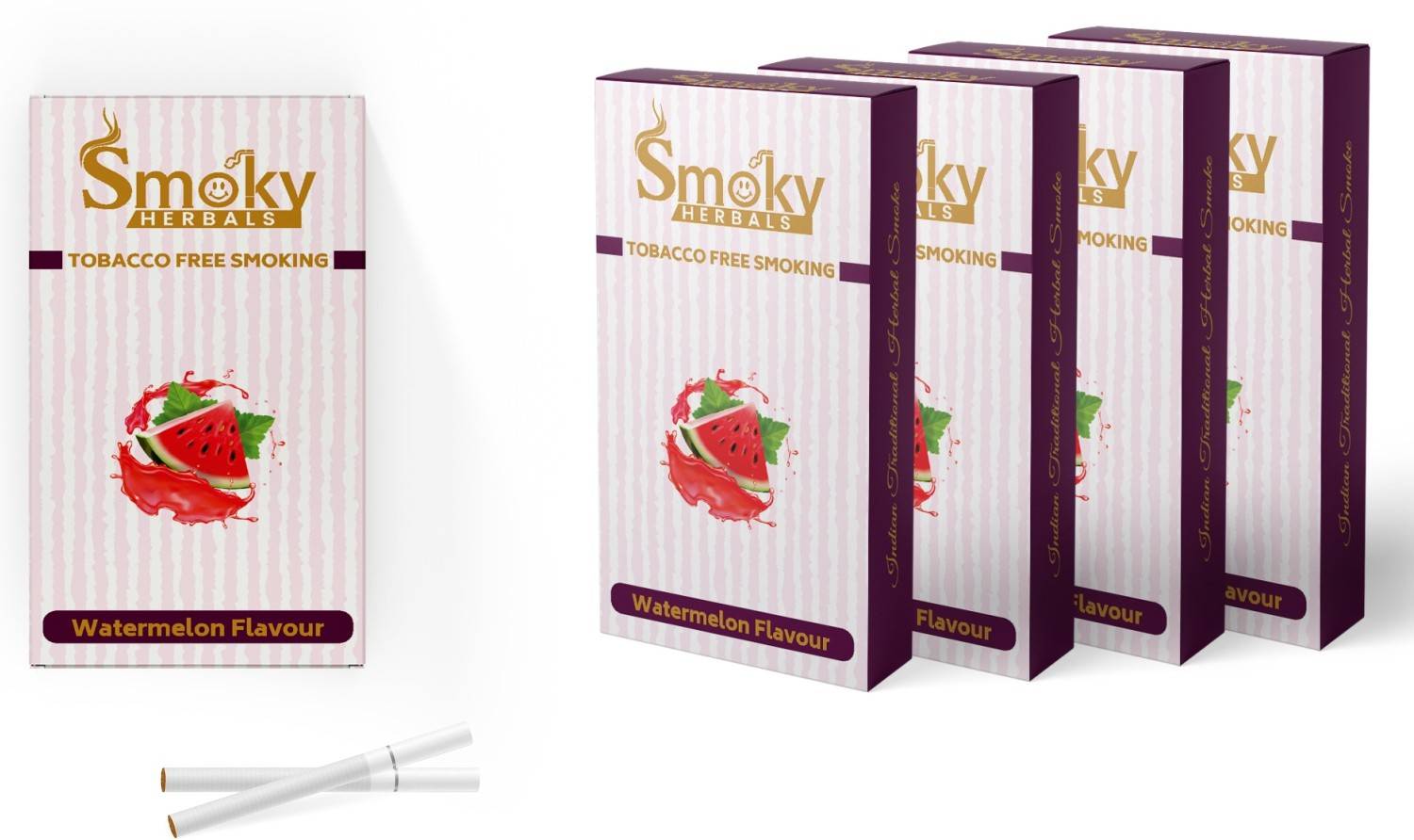 watermelon flavor cigarette Smoky Herbals Flavour 100% Tobacco & Nicotine Free - (50 Sticks) Smoking Cessations Price in India - Buy Smoky Herbals Watermelon Flavour 100% Tobacco & Nicotine Free Cigarette Social Smoke Watermelon Chill Hookah