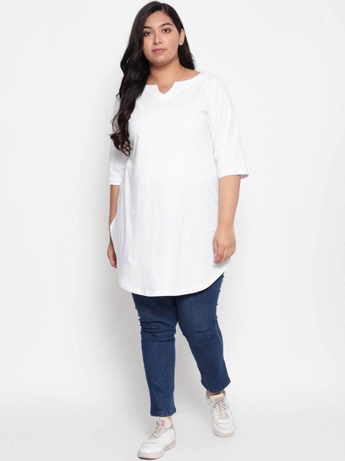 Amydus Casual Solid Women White Top