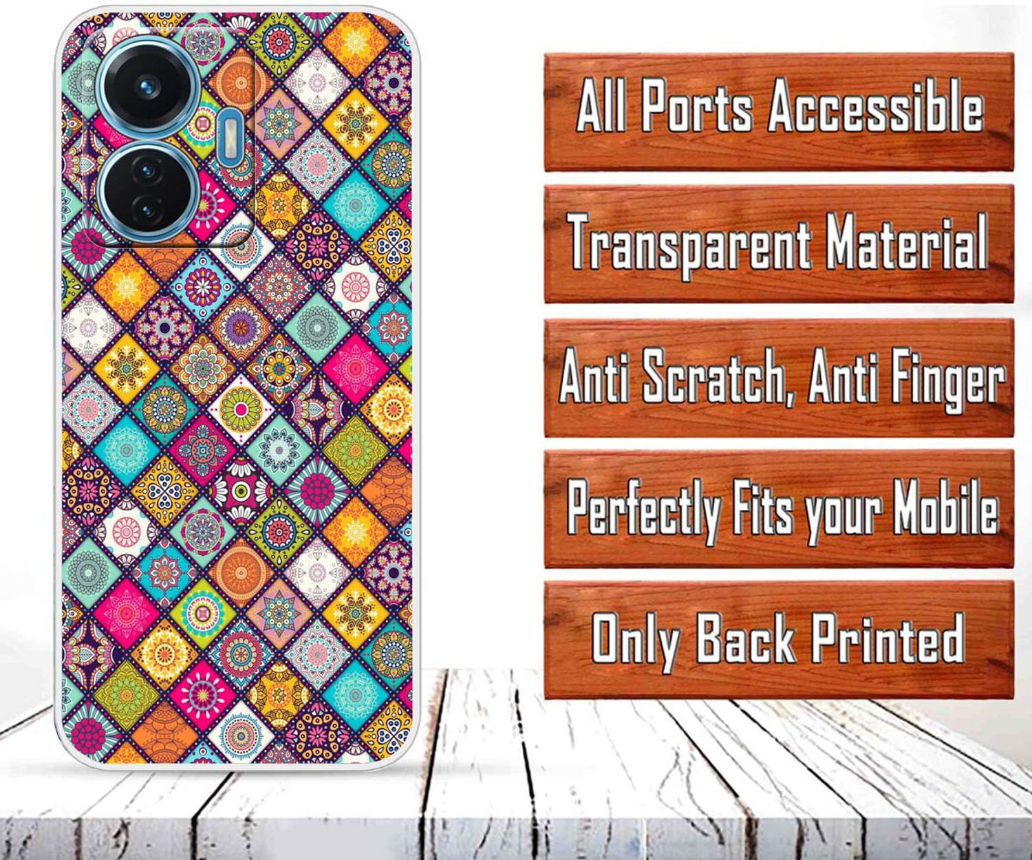 Image of Case Club Back Cover for vivo t1 44w