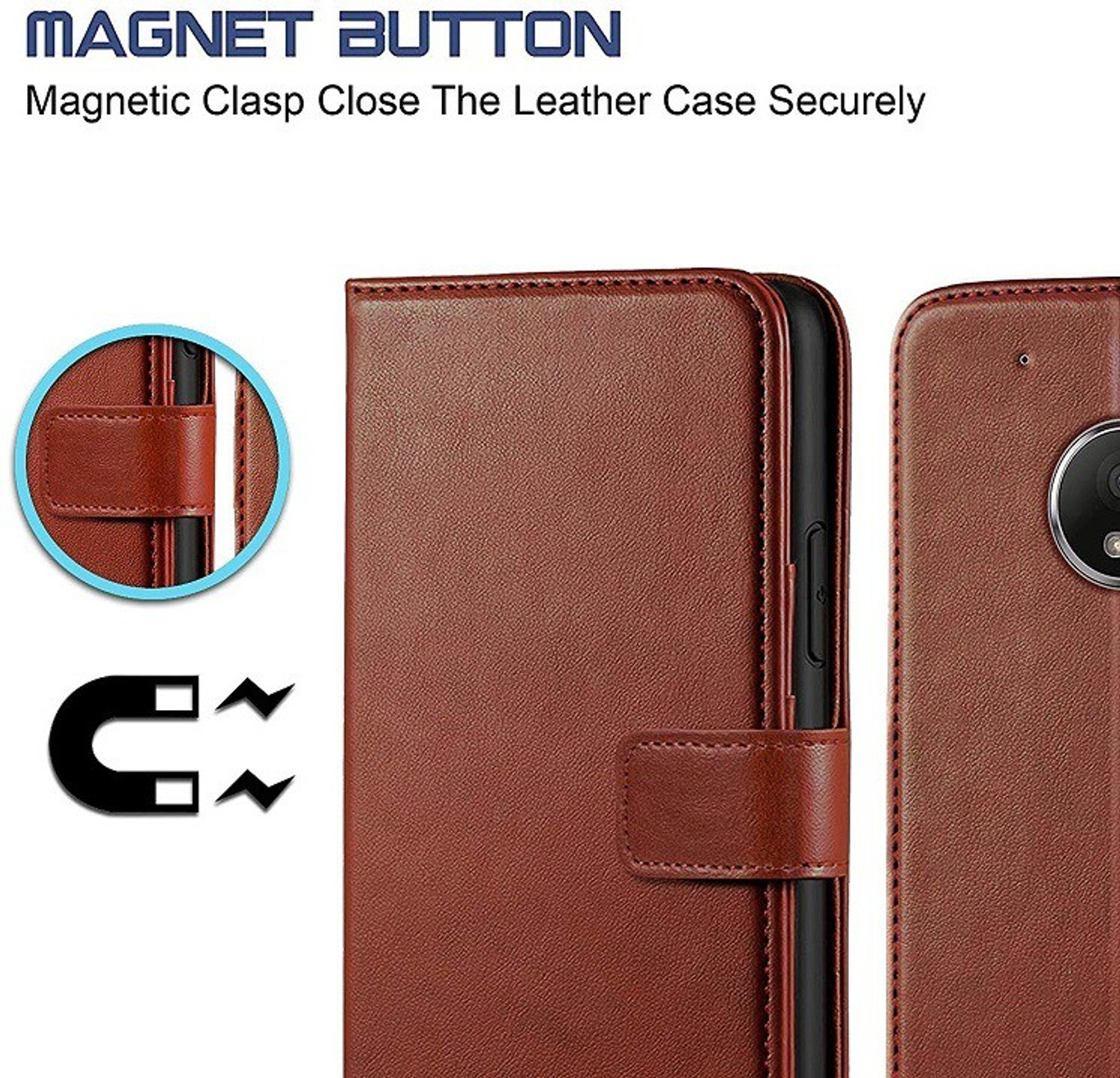 Image of Luxury Counter Flip Cover for Realme C21 Premium Quality |Dual Stiched |Complete Protection| Back Cover