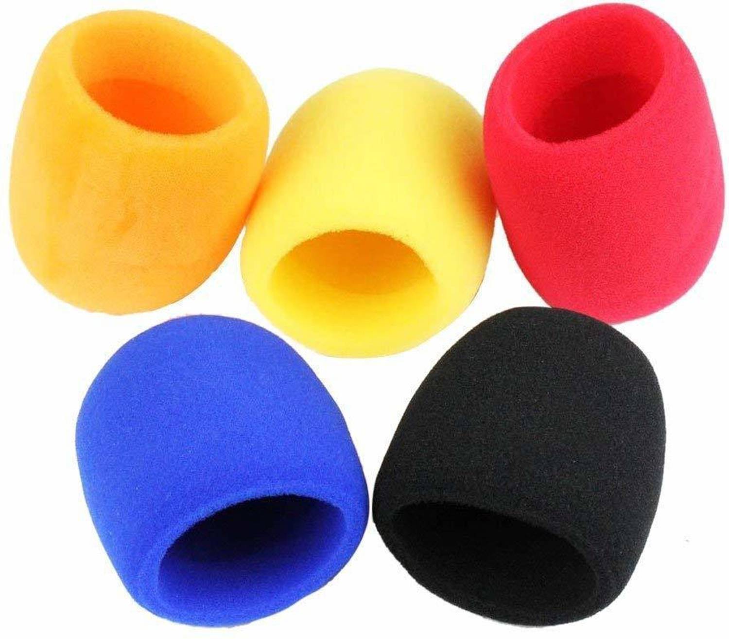 Adiohub Foam Mic Cover Handheld Microphone Windscreen (Pack of 5) Mic Foam