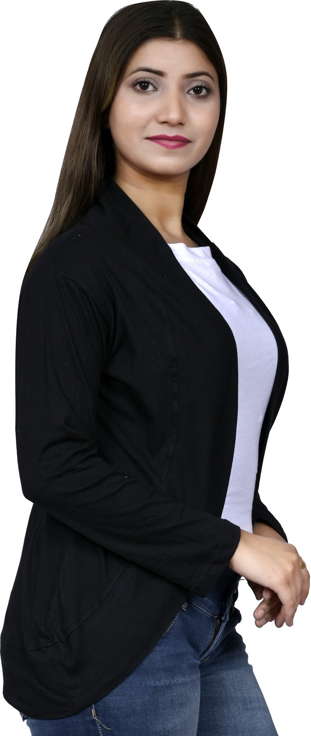 Image of KG Best Collection Women Full Sleeve Black Shrug