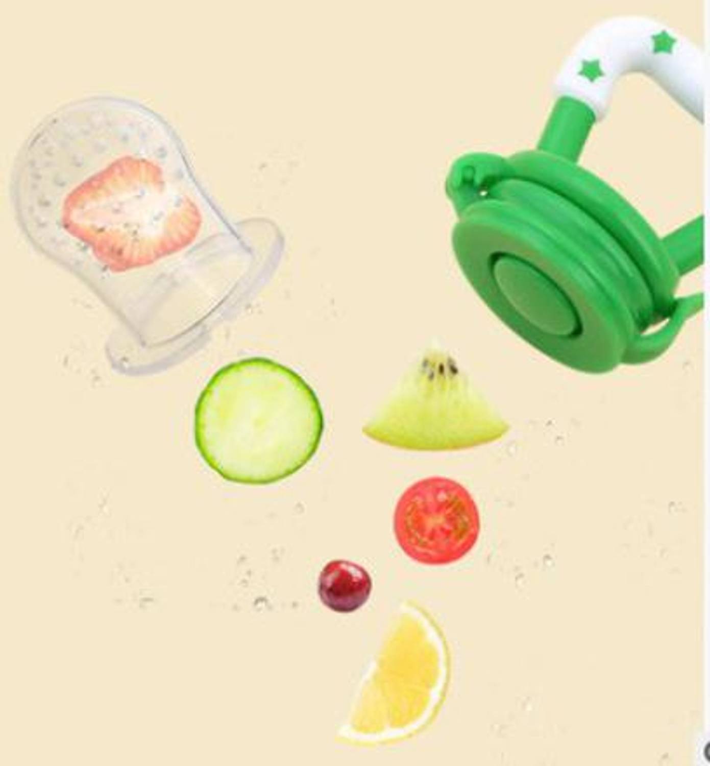 Baby Shark Baby Fruit Feeder, Baby Food Feeder Pacifiers for Teething Relief Teether and Feeder
