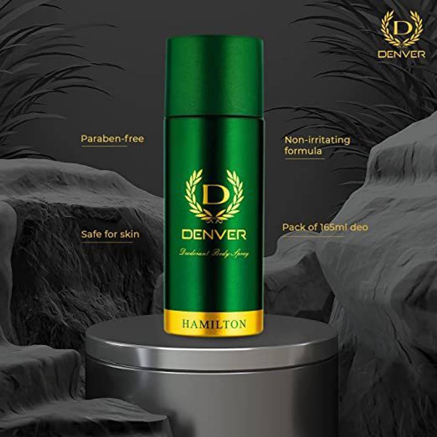 DENVER Hamilton Deodorant All Day Body Spray 150ml - Image 3