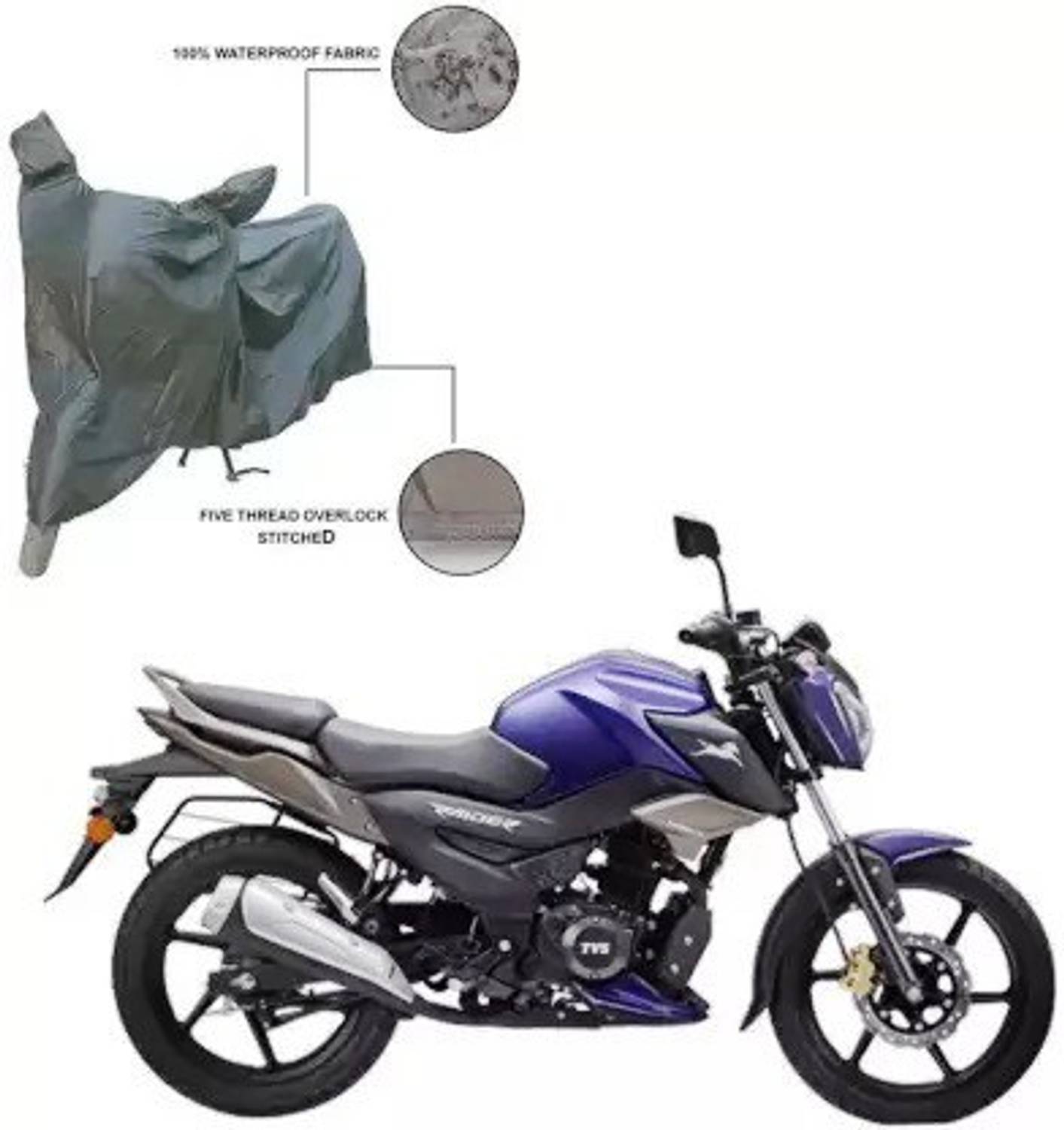 Anlopeproducts Waterproof Two Wheeler Cover for TVS