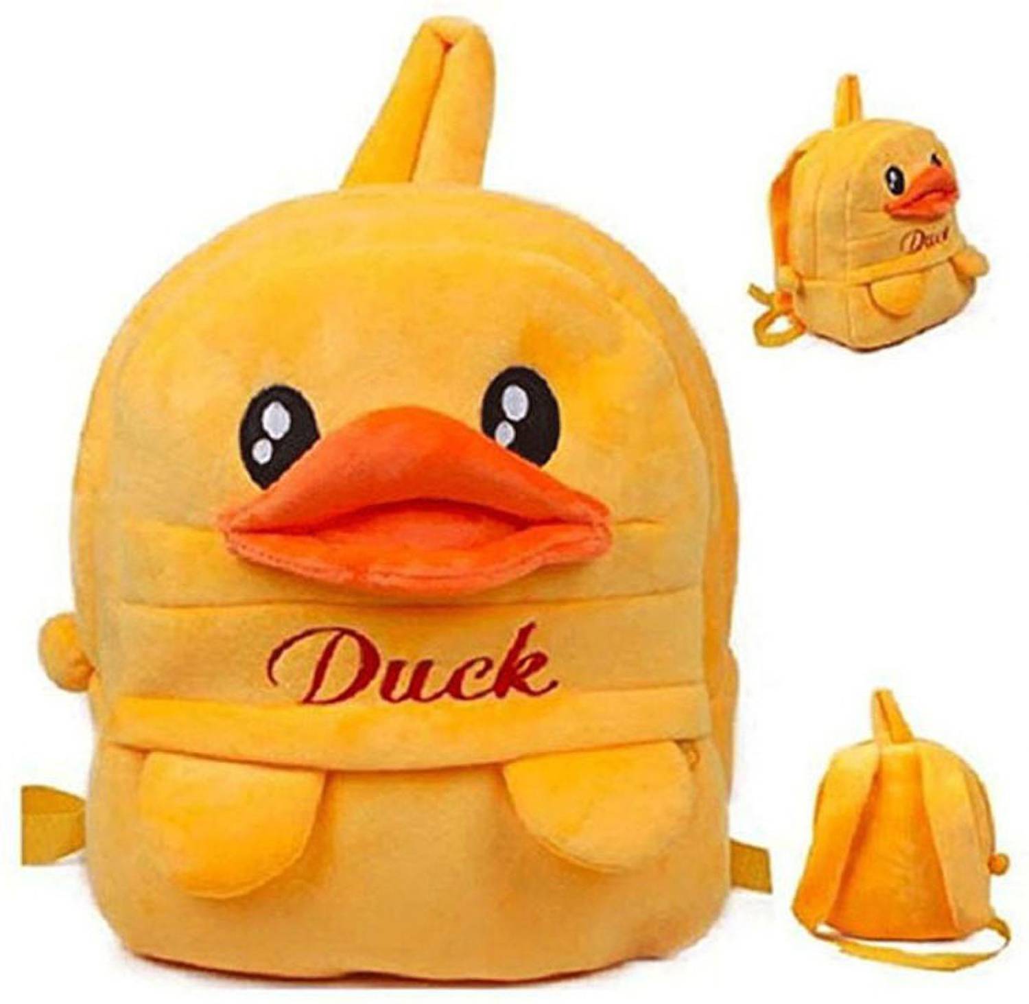 Afya kids Bag Duck Plush Bag For Cute Kids 2-6 Years Plush Bag 8 L Backpack