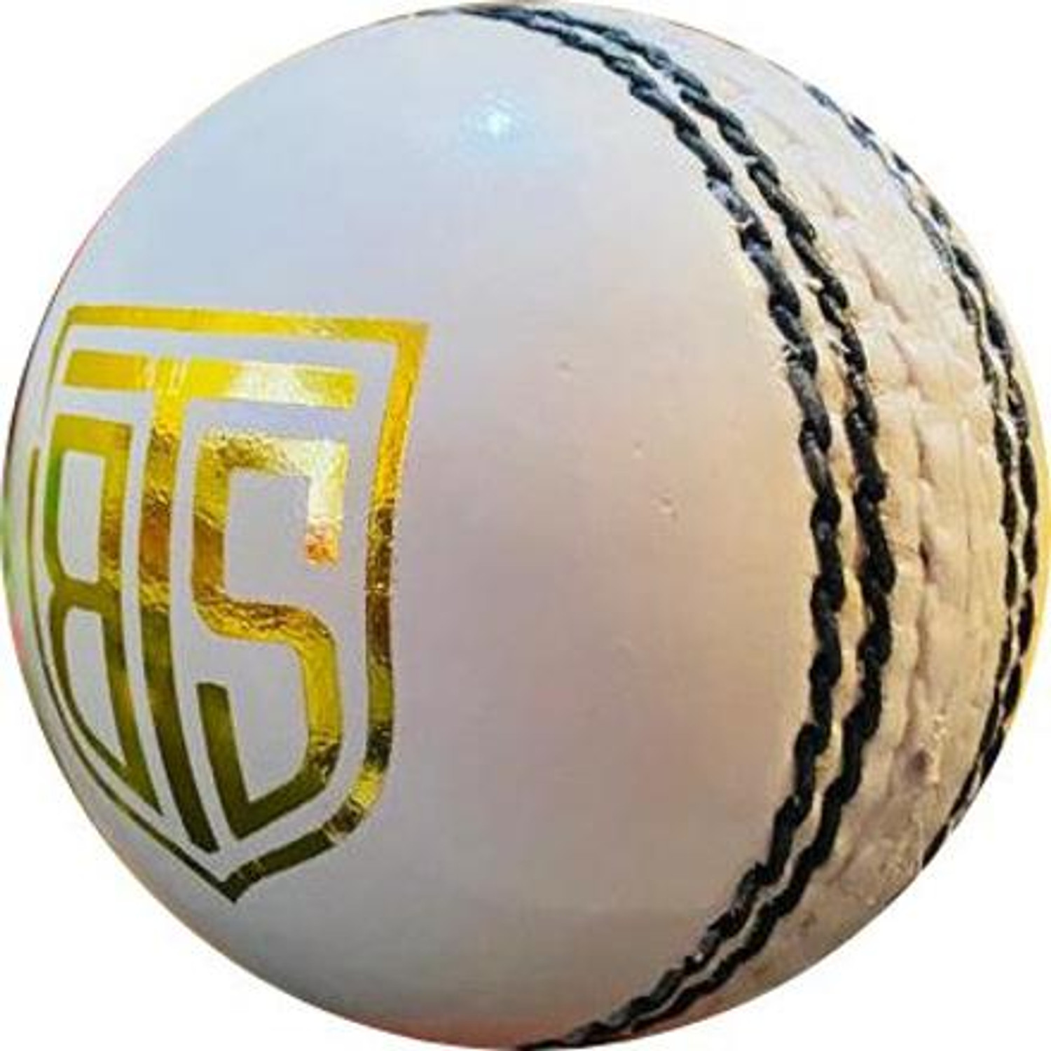 Image of The Bhavya Sports Trademark White Leather Ball Cricket Leather Ball