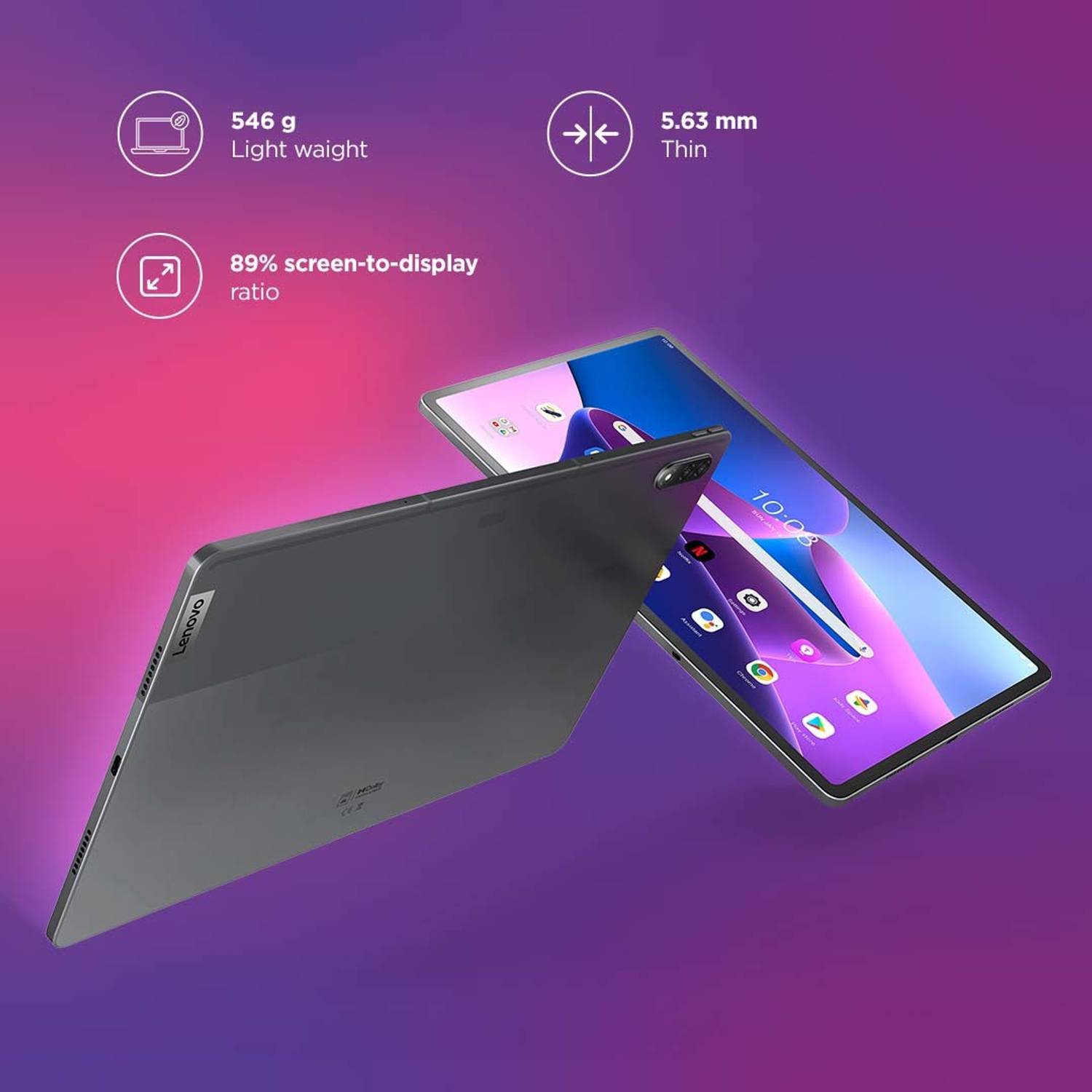 Lenovo Tab P12 Pro 8 GB RAM 256 GB ROM 12.6 inch with Wi-Fi Only