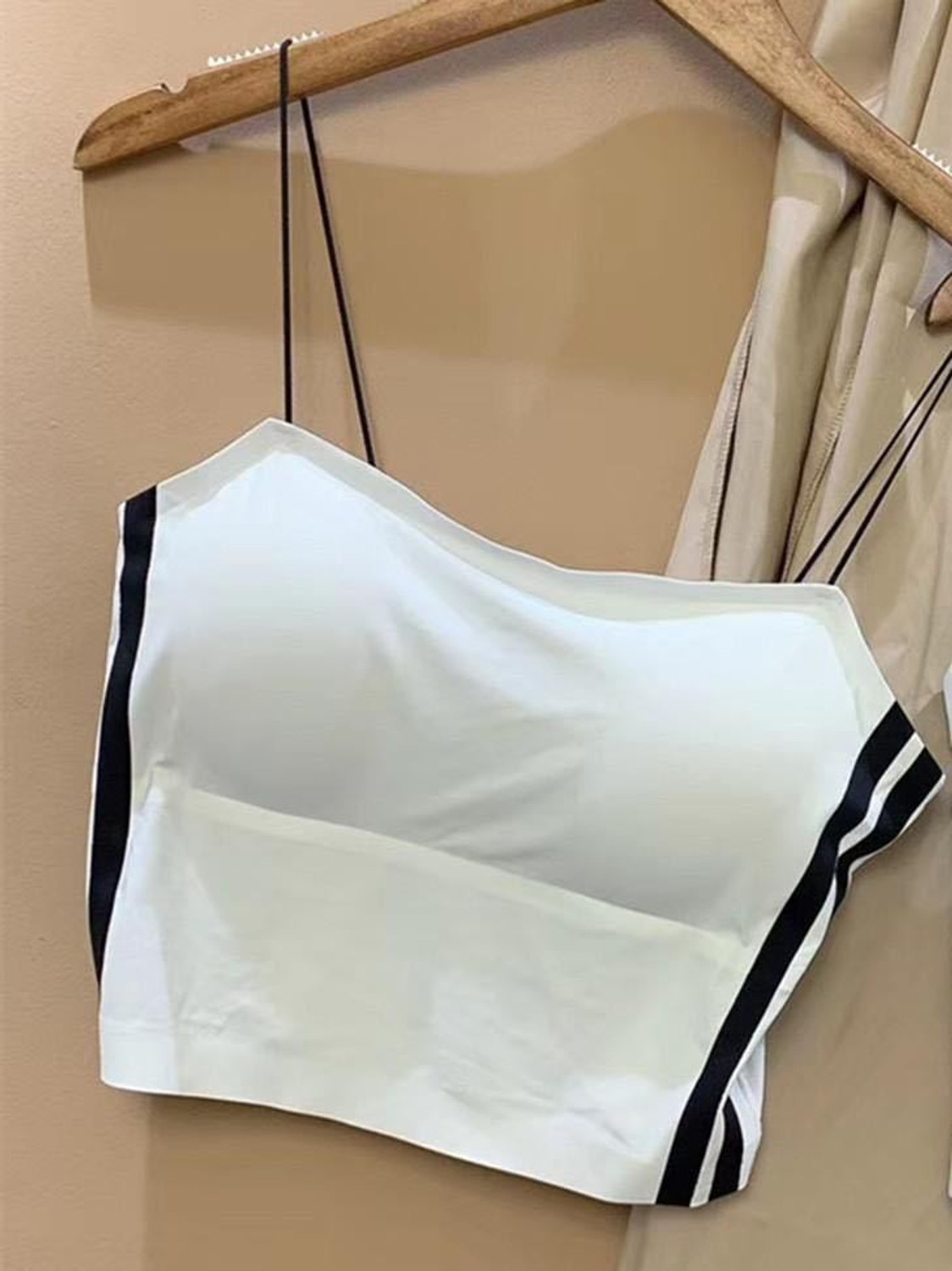 Image of Vinbila Casual Striped Women White, Black Top