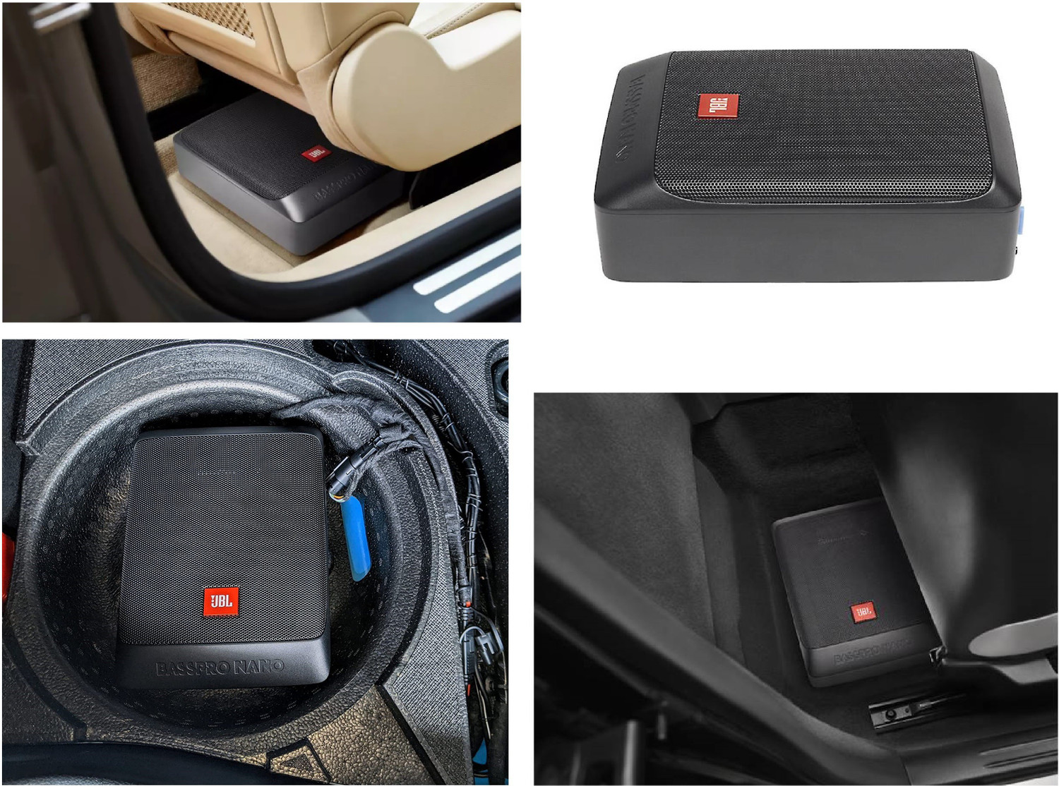 Image of JBL BassPro Nano Ultra-Compact Active Under Seat - Peak 200W Subwoofer