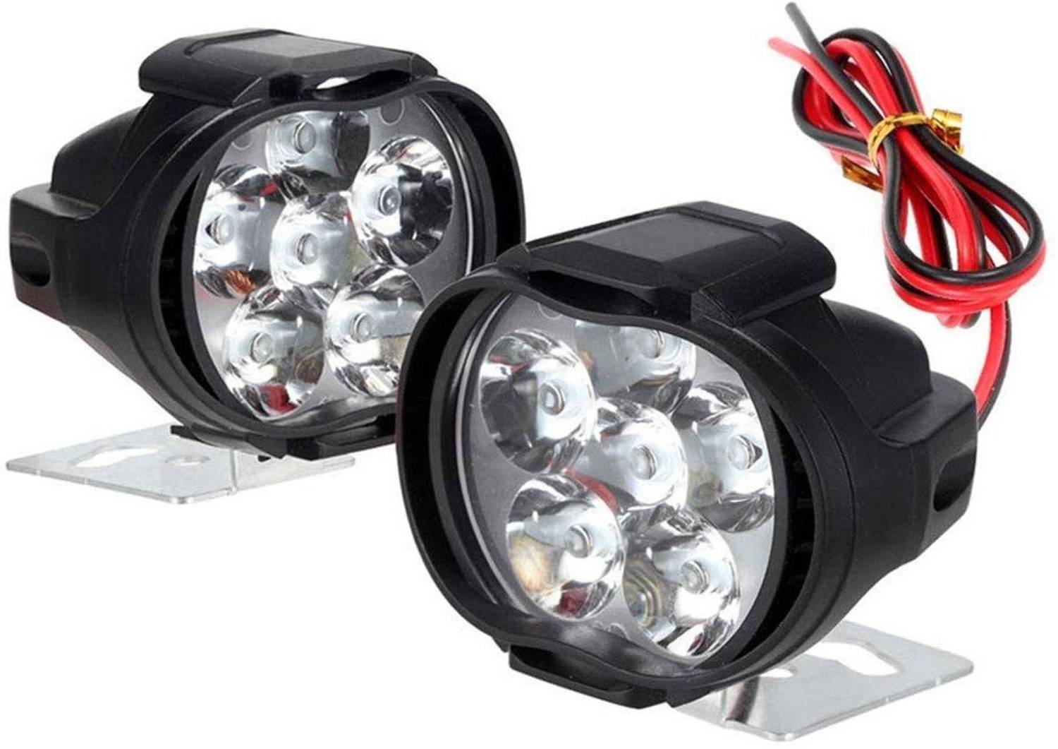 ALLEXTREME LED Fog Lamp Unit for Royal Enfield, Universal For Car Grand Dicor, Xylo, Marshal, Scorpio