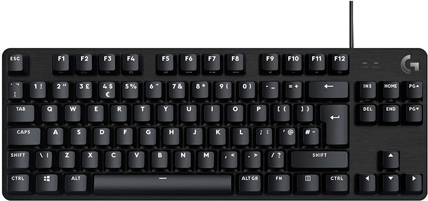 Image of Logitech G413 TKL /Compact Backlit, Tactile Mechanical Switches, Anti-Ghosting Wired USB Standard Gaming Keyboard Compatible with Desktop, Laptop, Mac G413 TKL /Compact Backlit, Tactile Mechanical Switches, Anti-Ghosting