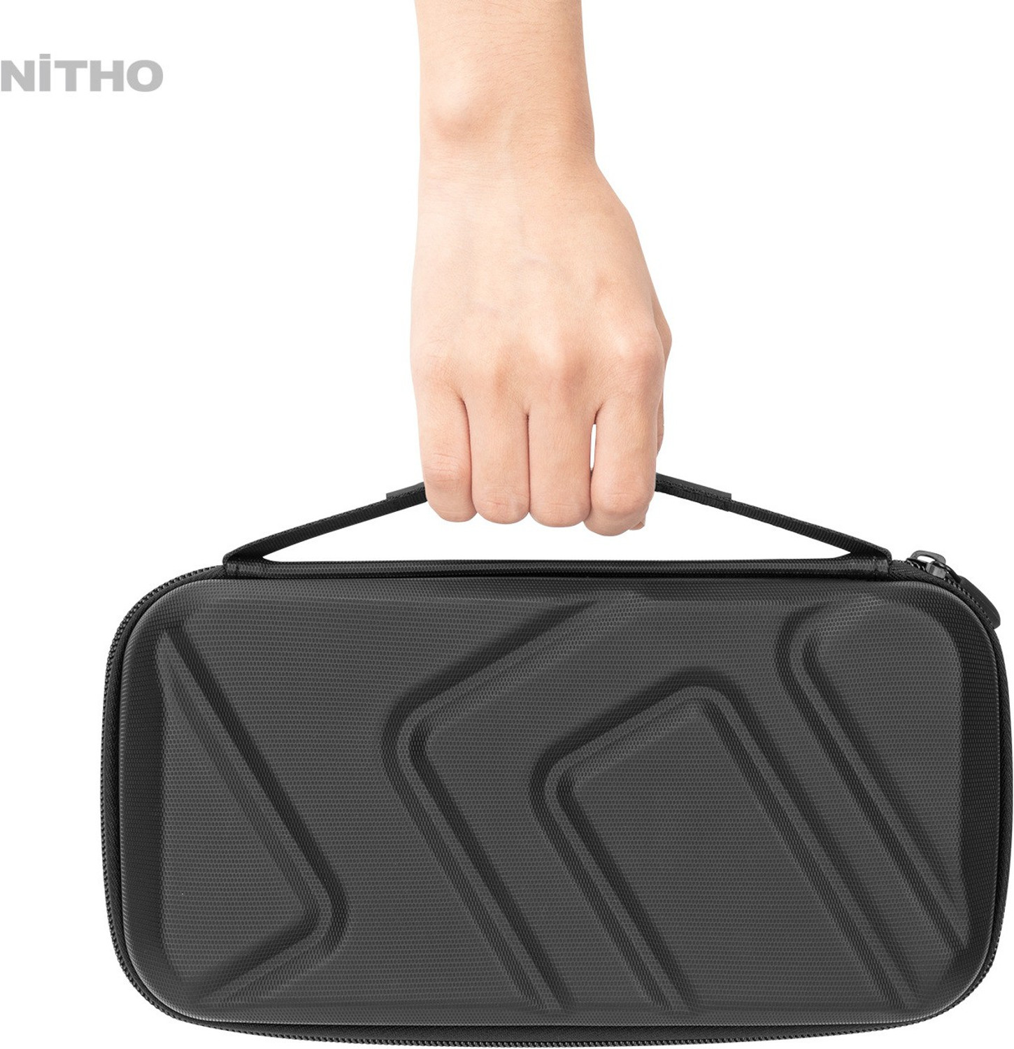 Image of Nitho Pouch for Nintendo Switch, Nintendo Switch Lite (Black, Hard Case, Polycarbonate, Pack of: 1)
