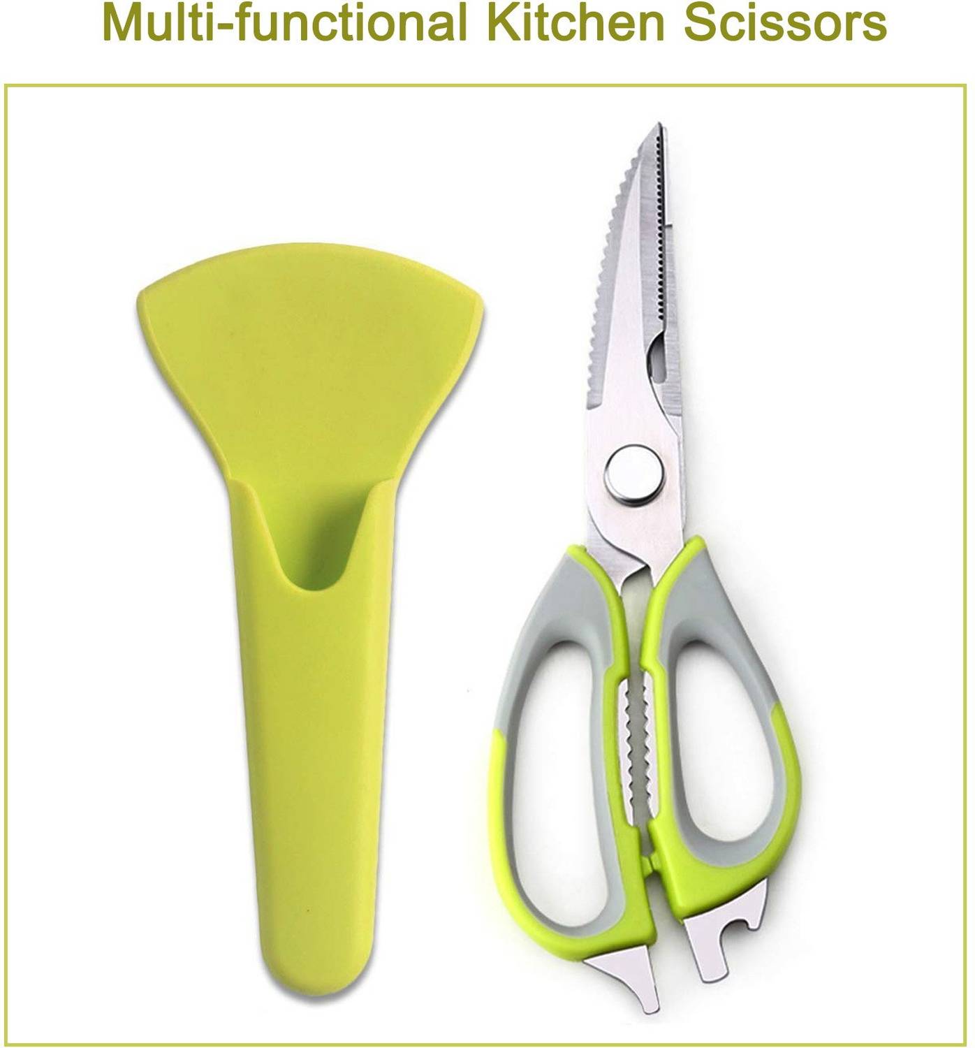 bahulya Broad Blade Fish Cutter Feature Model Scissor Scissors Stainless Steel Fish Scissor