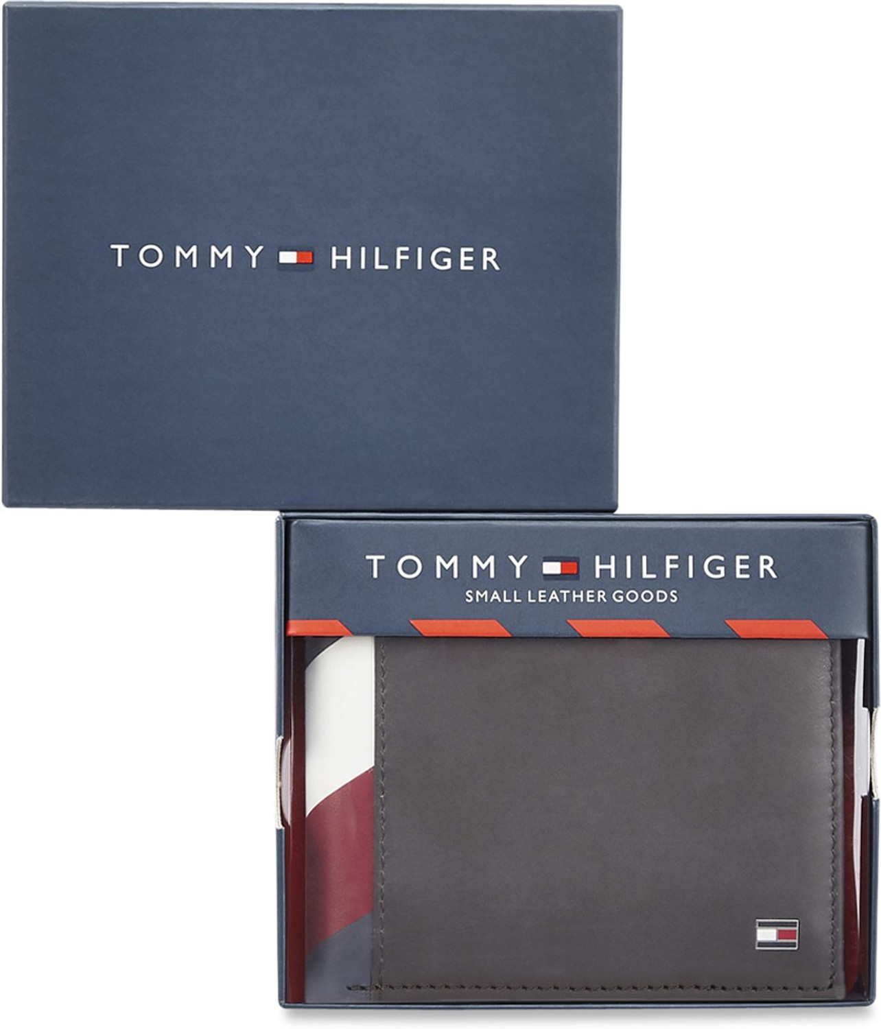Image of TOMMY HILFIGER Men Brown Genuine Leather Wallet