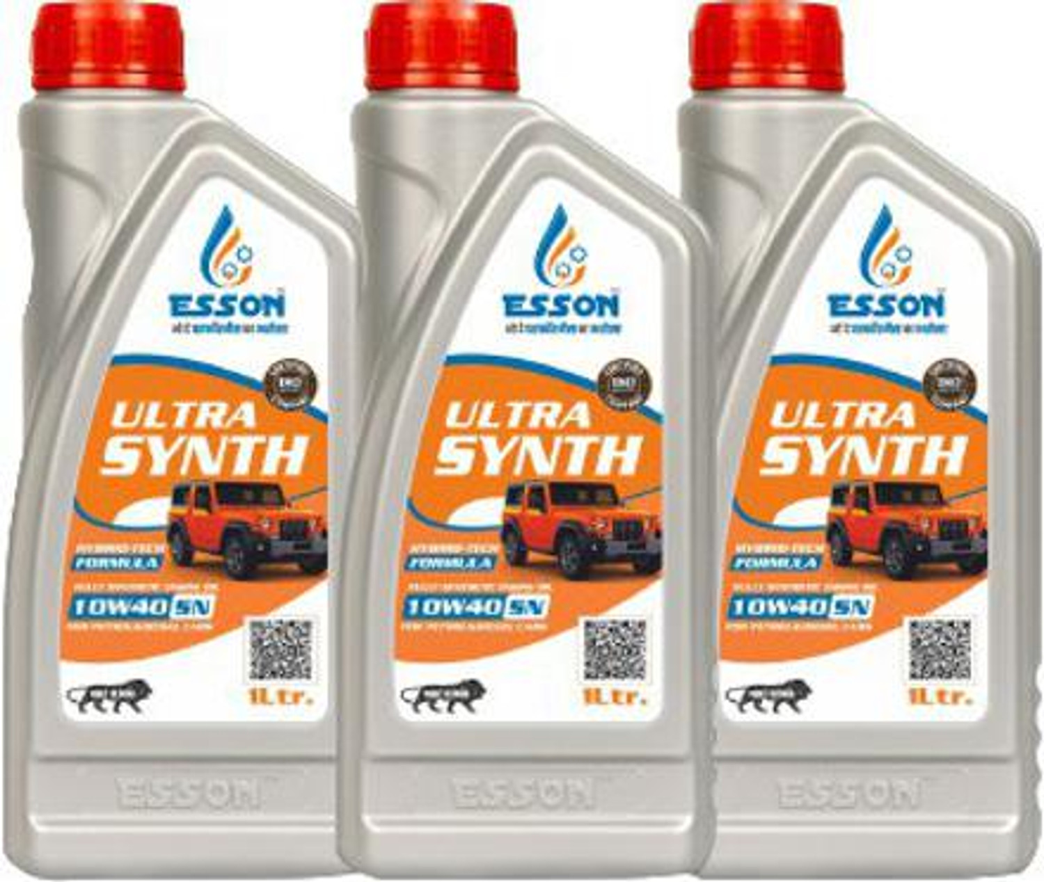 Image of ESSON ULTRA SYNTH 10W40-P3 ULTRA SYNTH 10E40 SN Multigrade Petrol /Diesel Car Engine Oil (1 L) (Pack of 3) Conventional Engine Oil