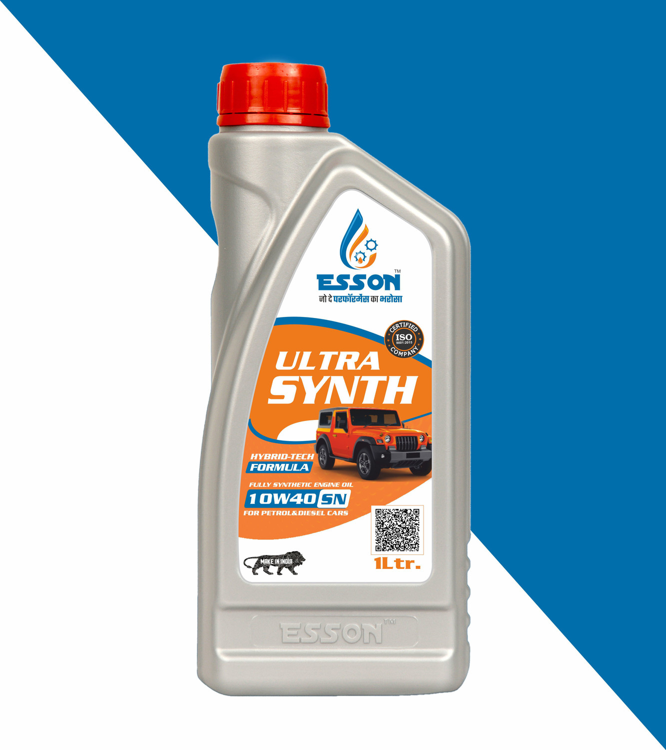 Image of ESSON ULTRA SYNTH 10W40-P3 ULTRA SYNTH 10E40 SN Multigrade Petrol /Diesel Car Engine Oil (1 L) (Pack of 3) Conventional Engine Oil