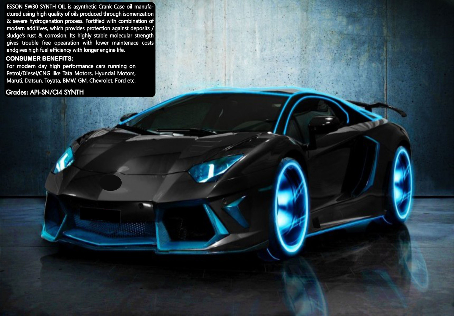 Image of ESSON SUPER SYNTH 5W30 3 LTR P1 SUPER SYNTH 5W30 3 LTR P1 Full-Synthetic Engine Oil