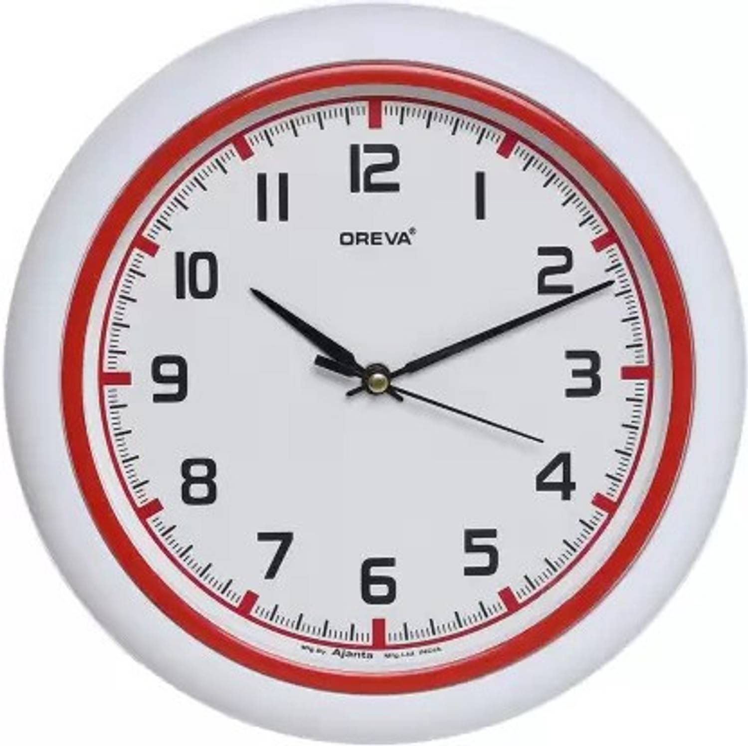 AJANTA Analog 26.5 cm X 26.5 cm Wall Clock (Maroon, With Glass, S