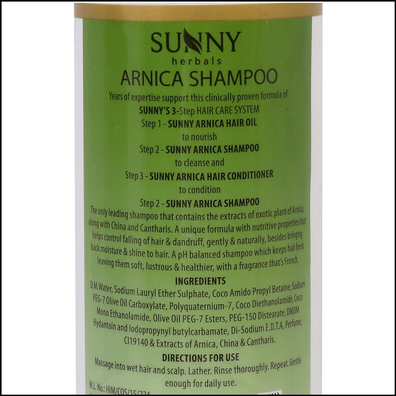 Image of Sunny Herbals Arnica Shampoo