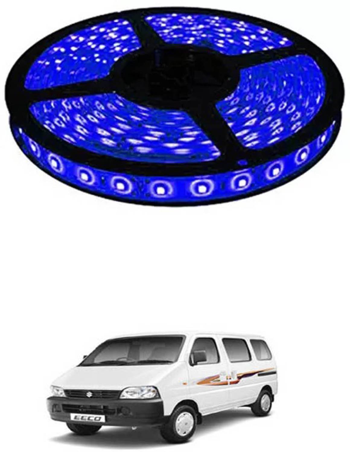 APICAL Waterproof Cuttable LED Lights Strip Roll (Blue) For Eeco Car Fancy Lights