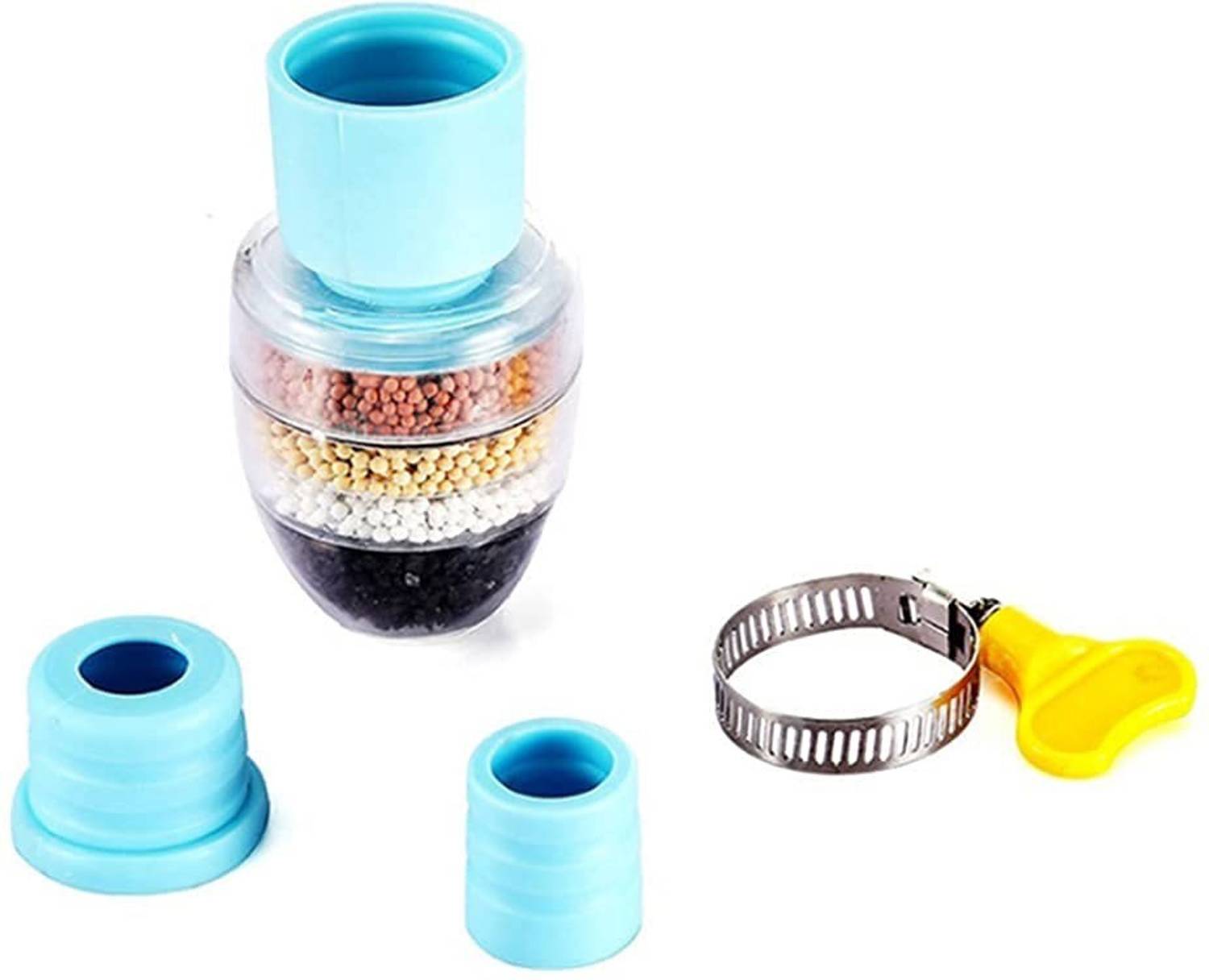 AKRIZA Carbon Activated Water Faucet 6 Layer Purifier Filtration Mini Water Faucet Faucet Mount