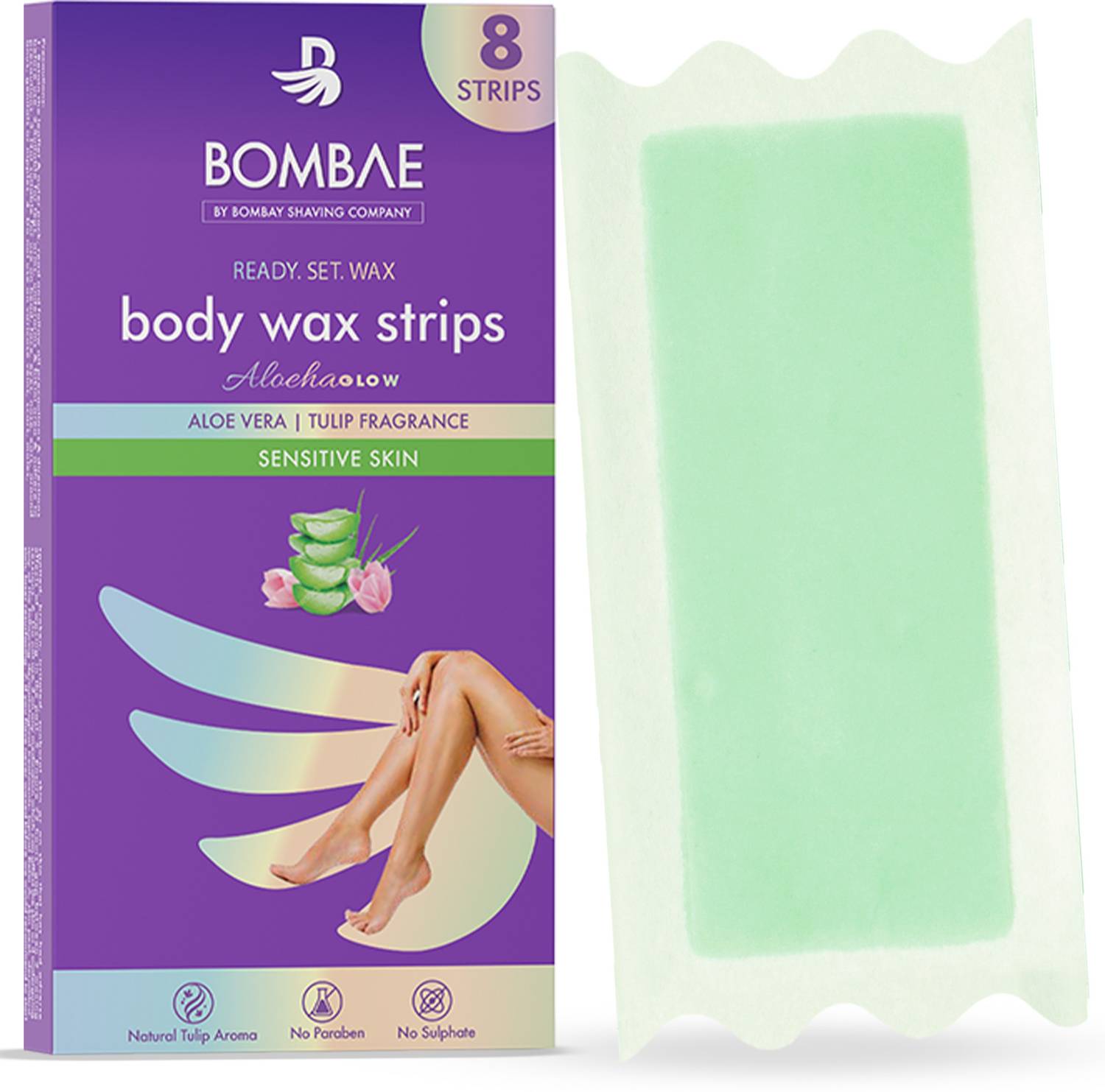BOMBAY SHAVING COMPANY Full Body Wax Strips For Sensitive Skin Strips