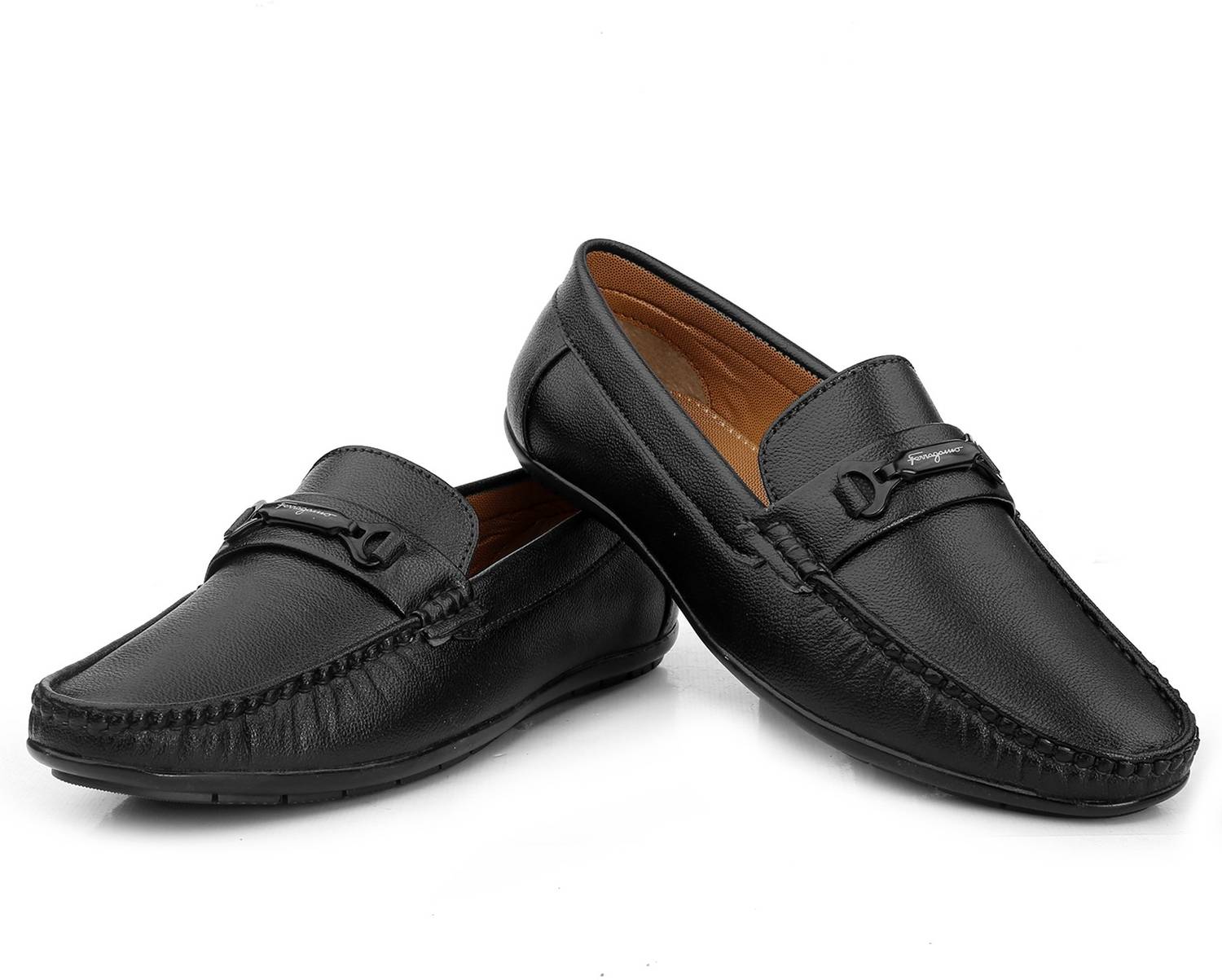 Blackyard Synthetic Leather Loafers For Men