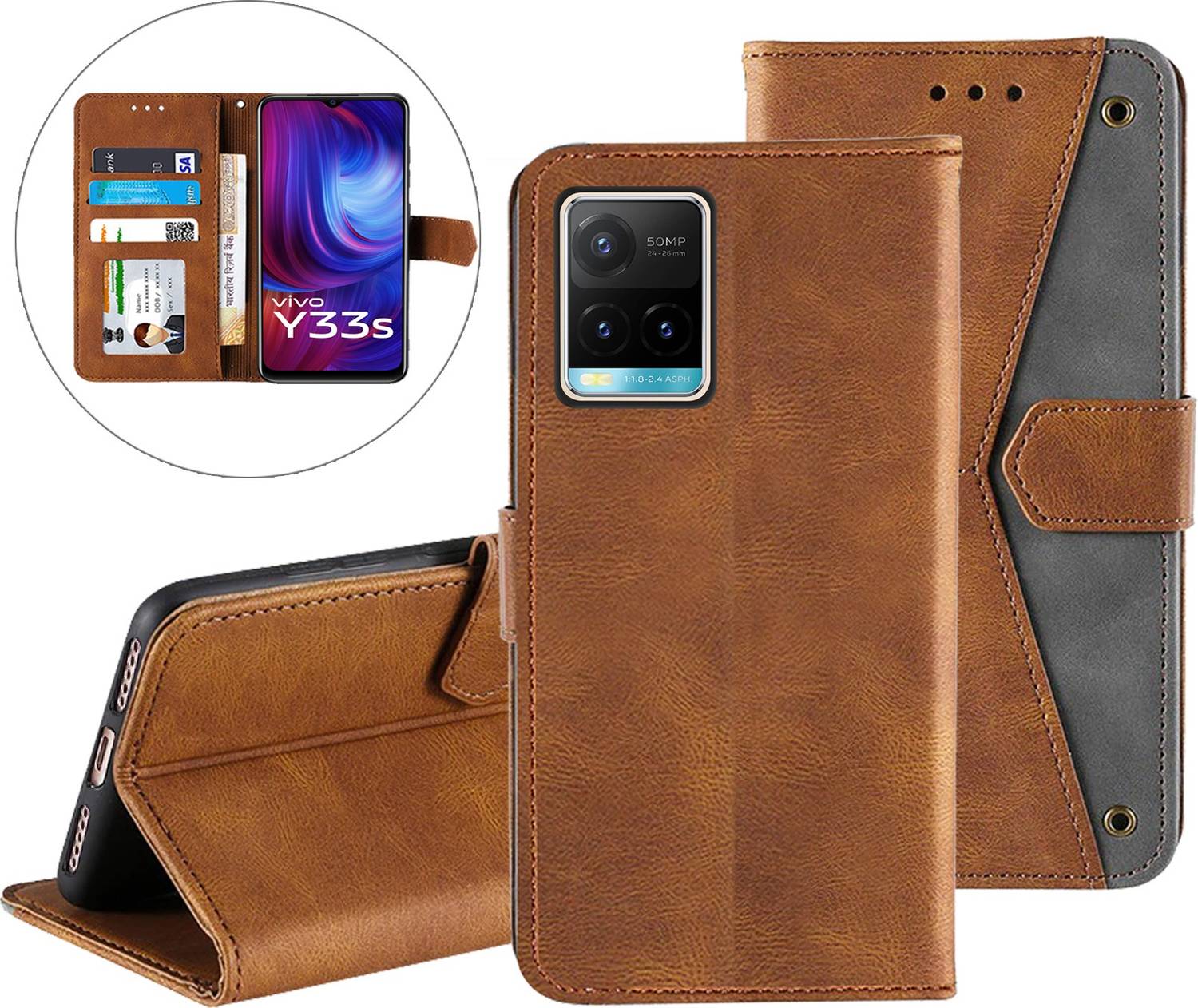 Autofocus Back Cover for Vivo Y33s
