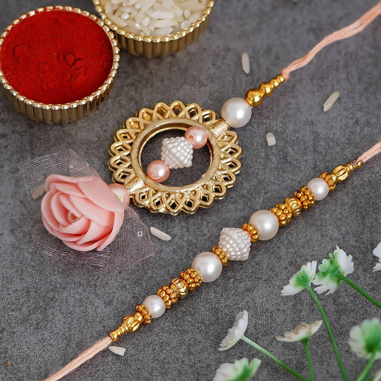 Bhaiya Bhabhi D1170 Assorted Rakhi by Anil Rakhi