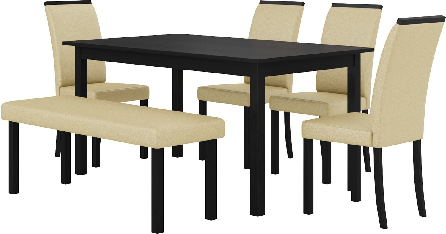 Image of Flipkart Perfect Homes Arranmore Solid Wood 6 Seater Dining Set