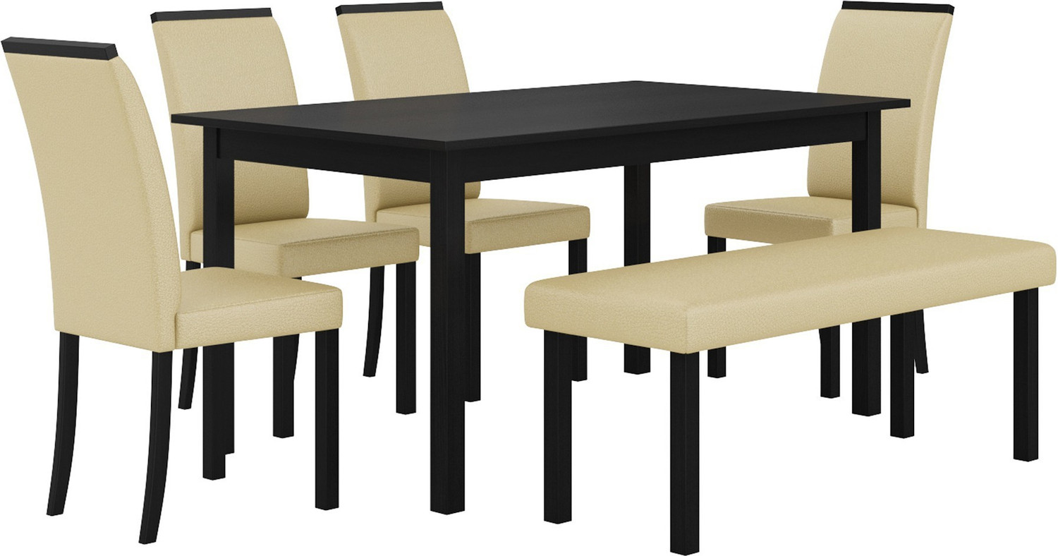 Image of Flipkart Perfect Homes Arranmore Solid Wood 6 Seater Dining Set