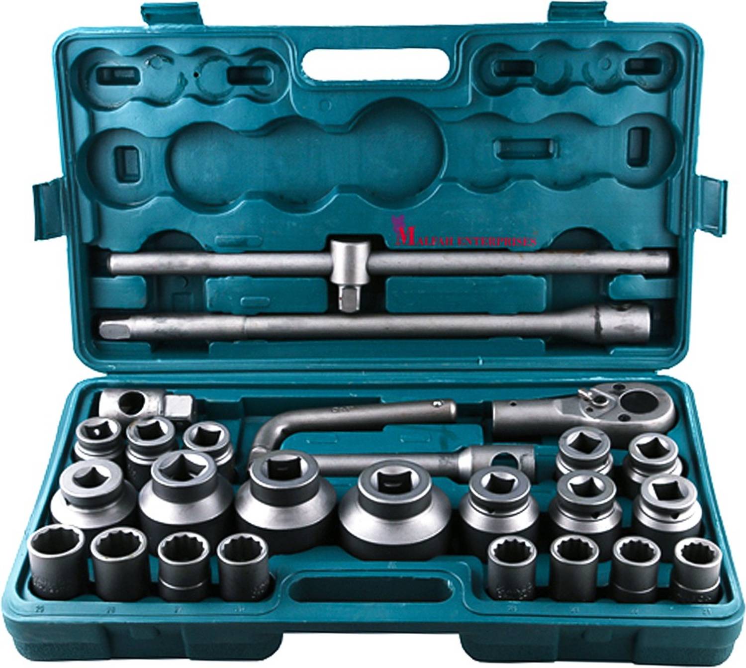 MALFAH ENTERPRISES Hanbon 44326 Socket Set 3/4" 26pcs Pack of 3 - Image 1
