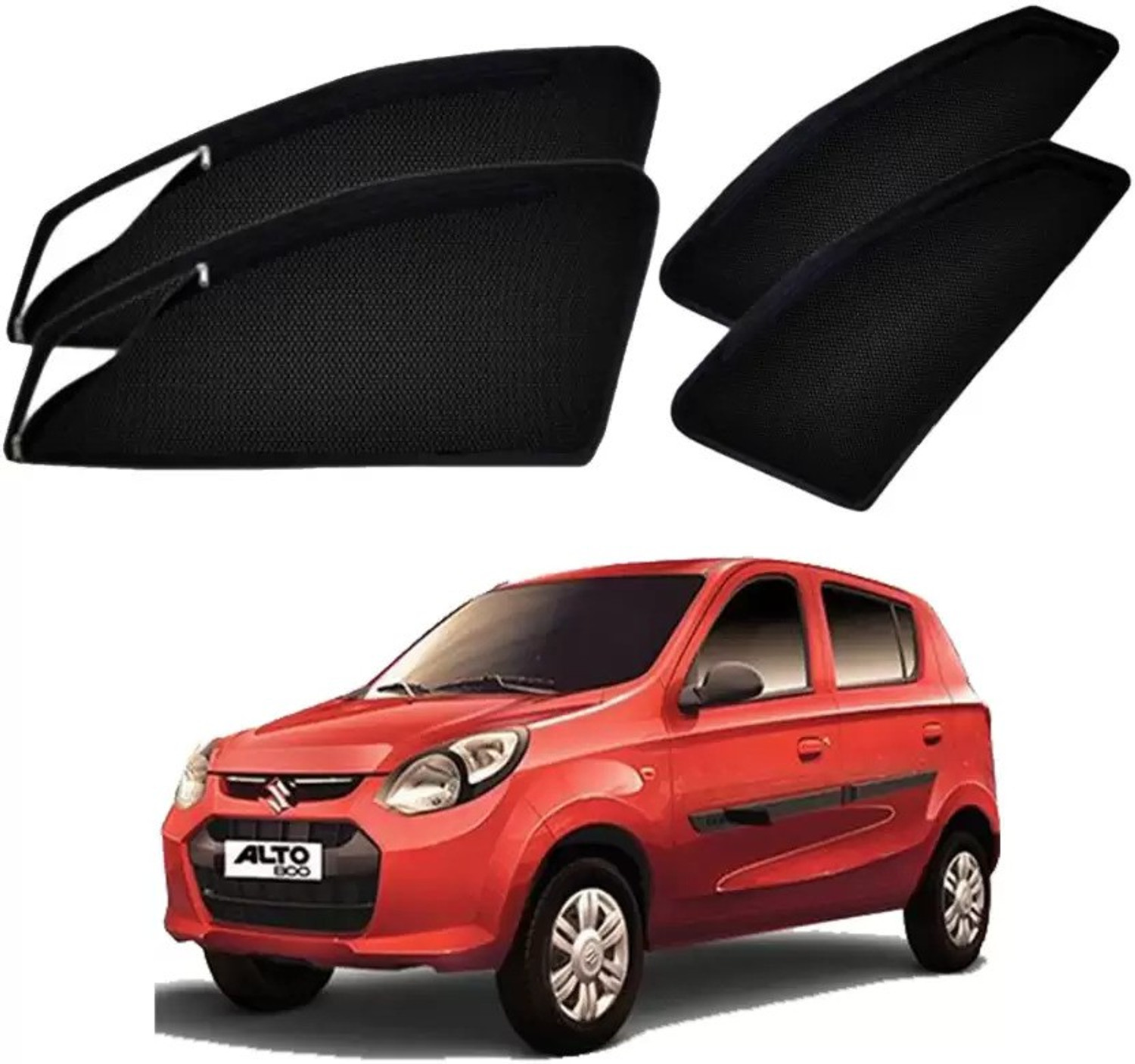 Image of TOP VECHILE Rear Window, Side Window Sun Shade For Maruti Suzuki Alto 800