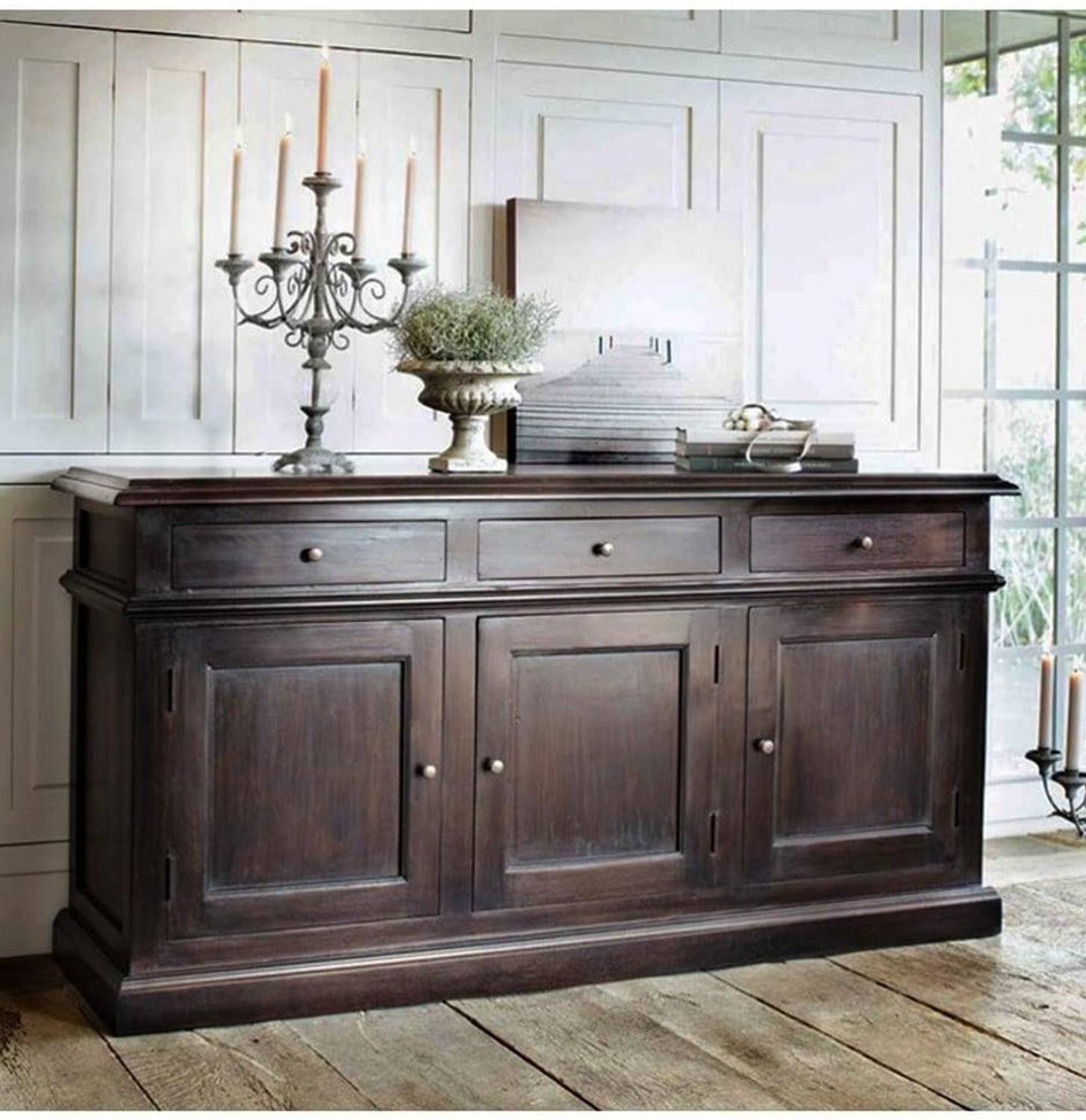 Made Wood Pipercrafts01 Solid Wood Free Standing Sideboard (Finis