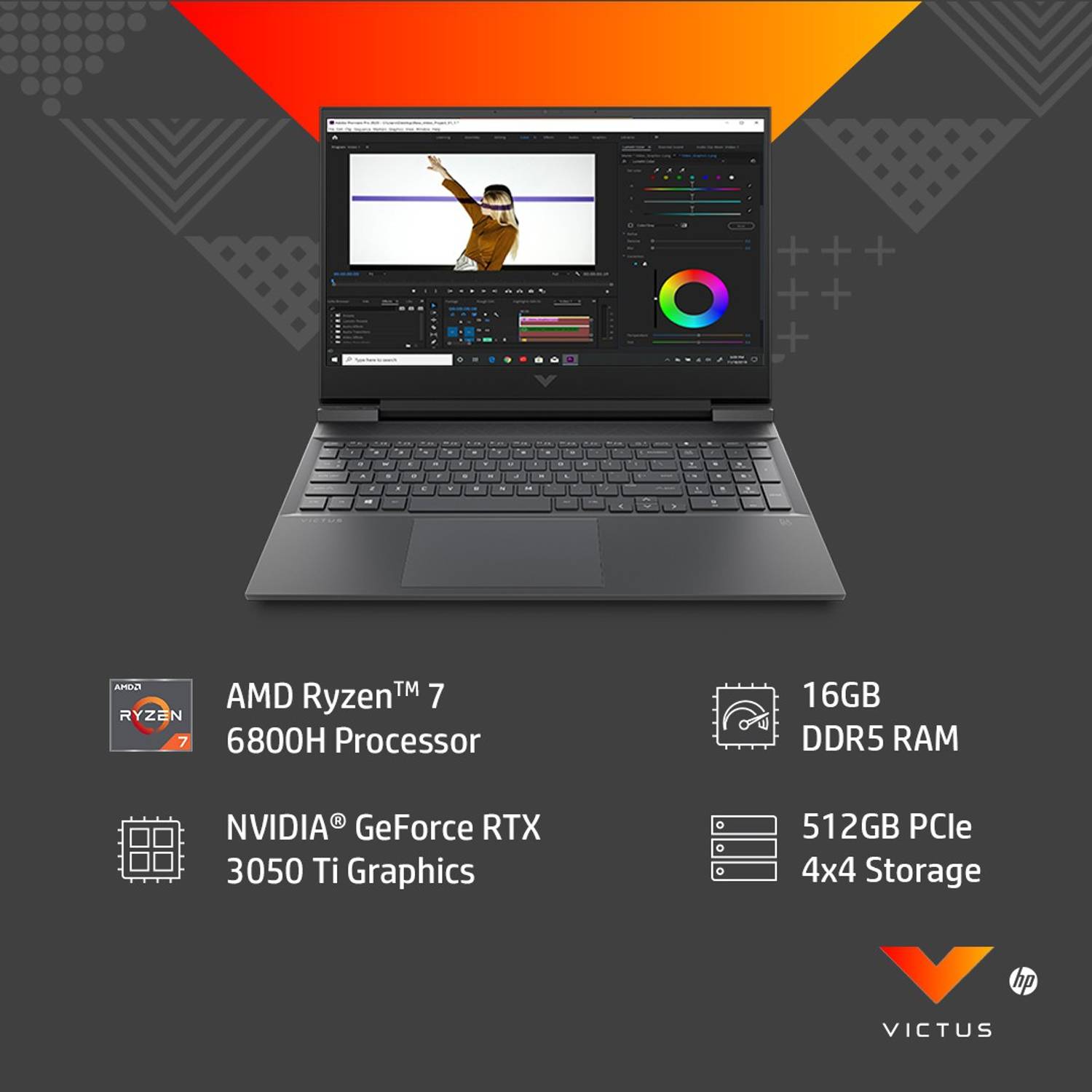 HP Victus AMD Ryzen 7 Octa Core 6800H - (16 GB/512 GB SSD/Windows 