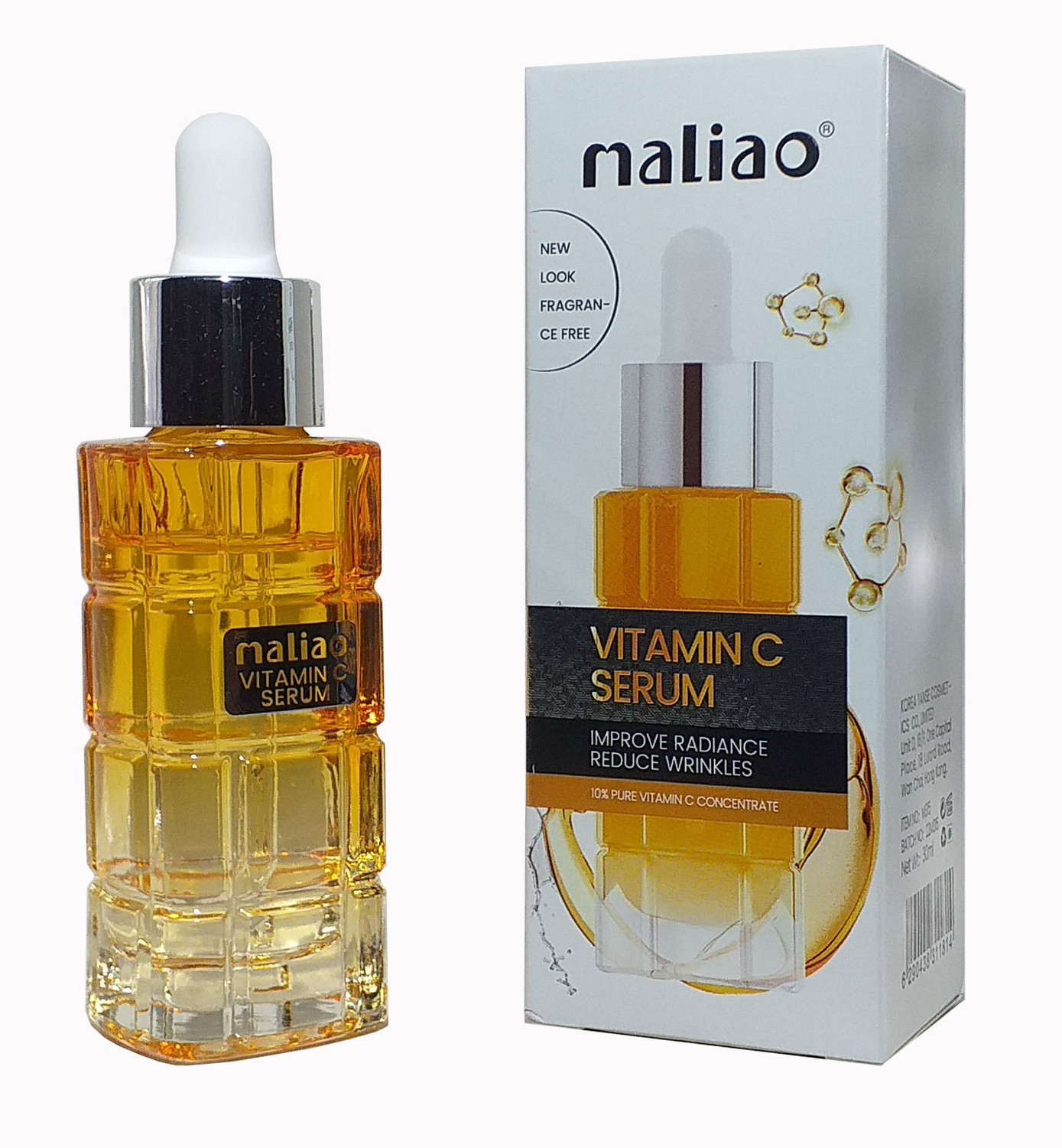 Image of maliao Vitamin C Face Serum Improve Radiance Reduce Wrinkles