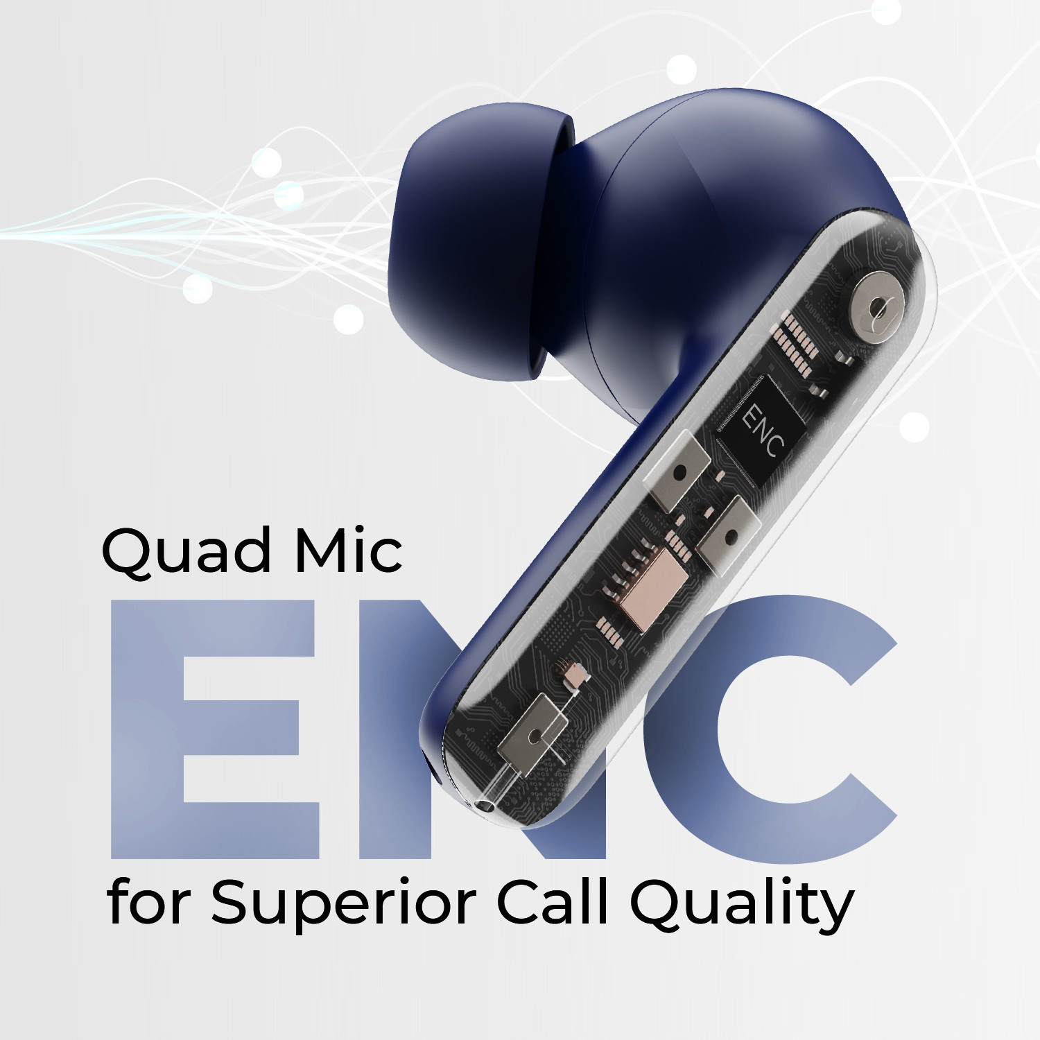 Image of DEFY GravityZ with upto 50 Hours Playback, 4 Mic ENC, 13mm Drivers & Turbo Mode Bluetooth