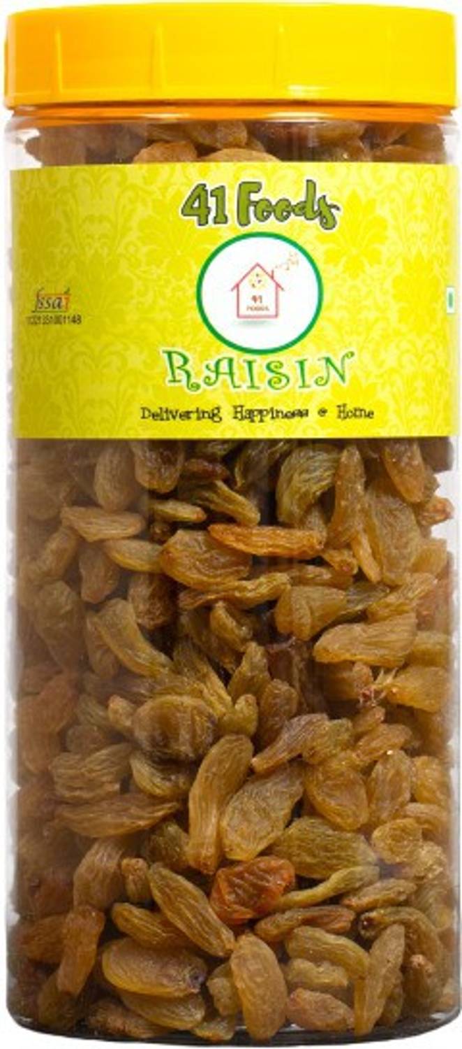 41 foods Premium Raisins Kismish ( 500GM x 2 ) 1 KG Raisins