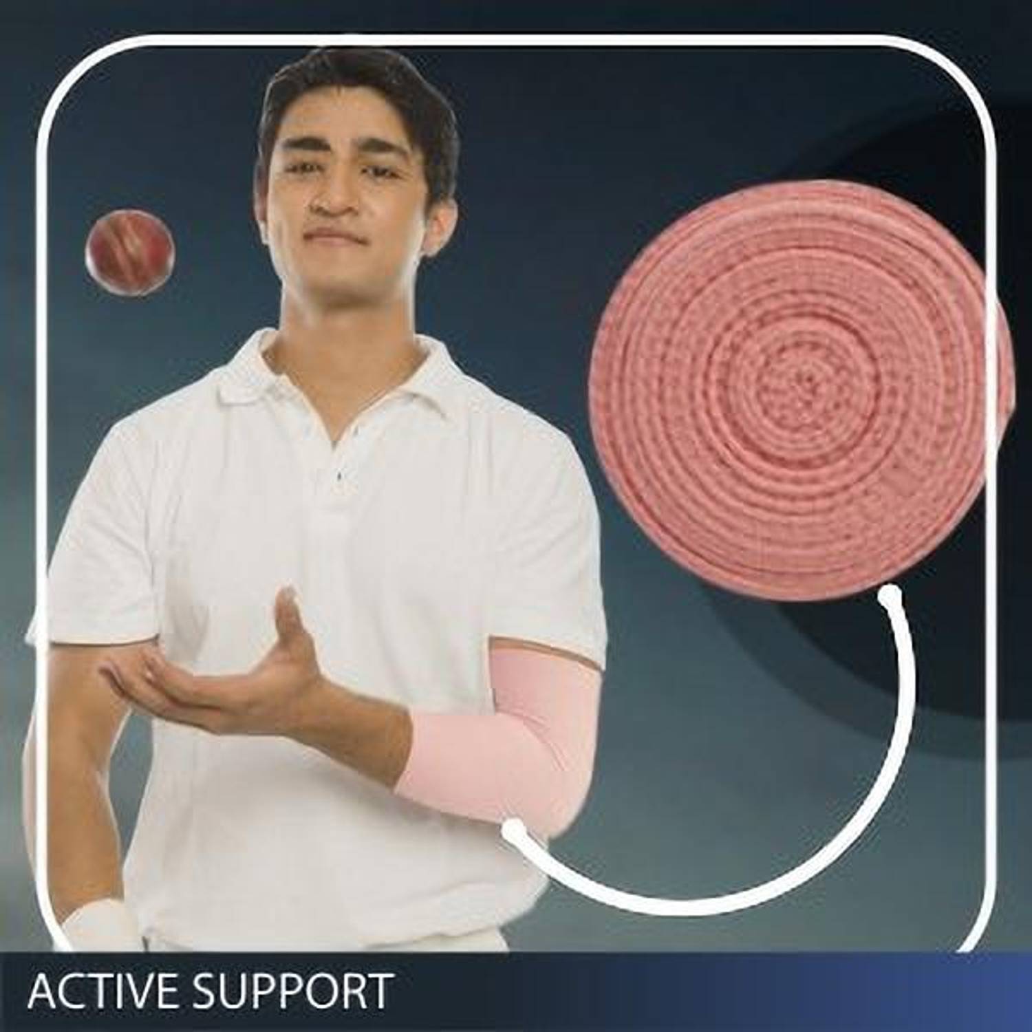 DipNish Cotton Arm Sleeve Beige - Image 4