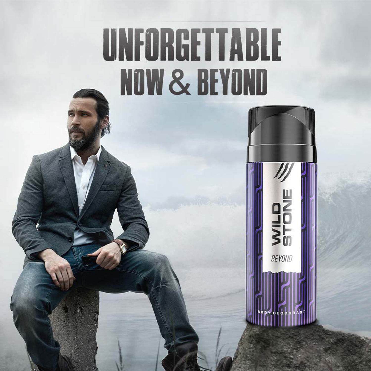 Image of Wild Stone beyond Deodorant Spray - For Men