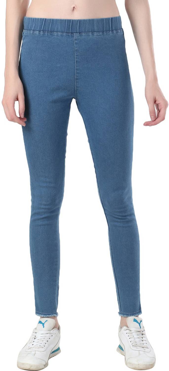 3BUTTERFLIES Blue Jegging