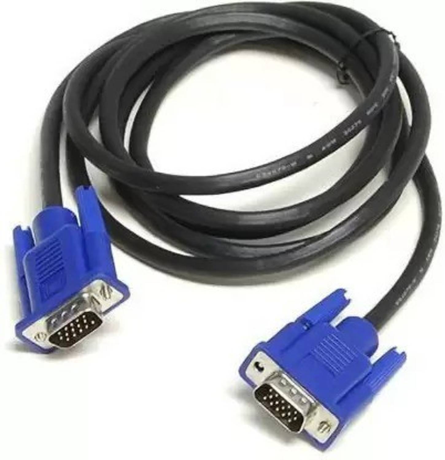 22 TECH VGA Cable 1.5 m VGA-004 1.5 m VGA Cable (Compatible with monitor, cpu, laptop, Black)